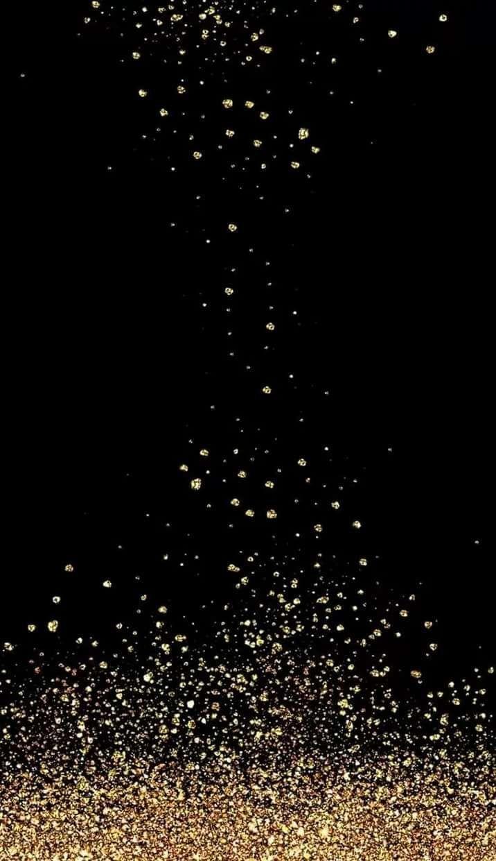 716x1241 Pin en Картинки. Sparkle wallpaper, Black glitter wallpaper, Gold glitter wallpaper iphone