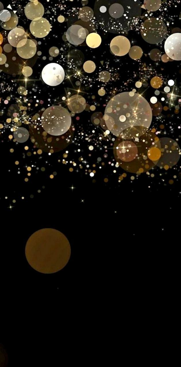 630x1280 Golden Glitter wallpaper