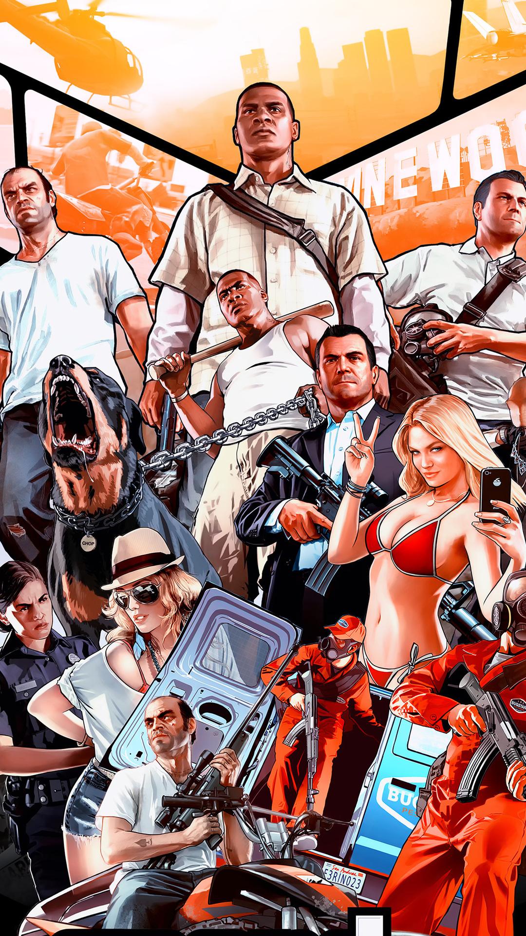 1080x1920 GTA V HD Wallpaper Best Ultra HD GTA 5 Background