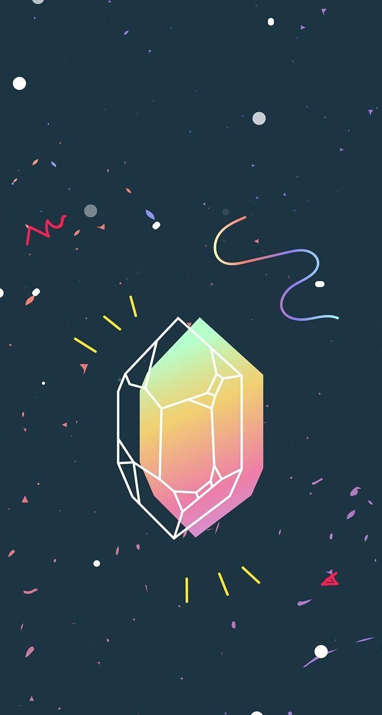 744x1392 Gemstone iPhone wallpaper background lockscreen. Wallpaper Galore