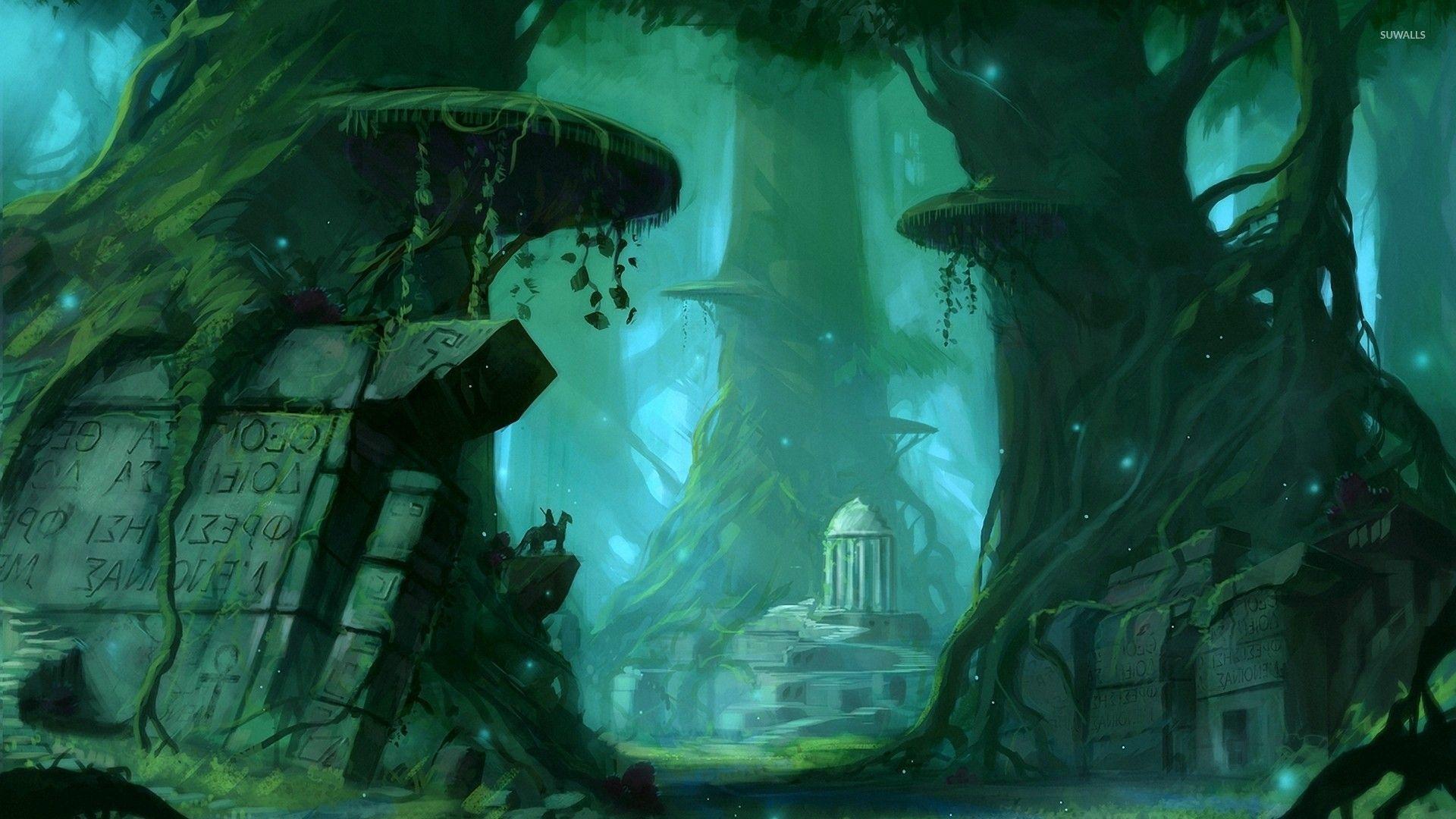 1920x1080 Ancient temple ruins wallpaper wallpaper