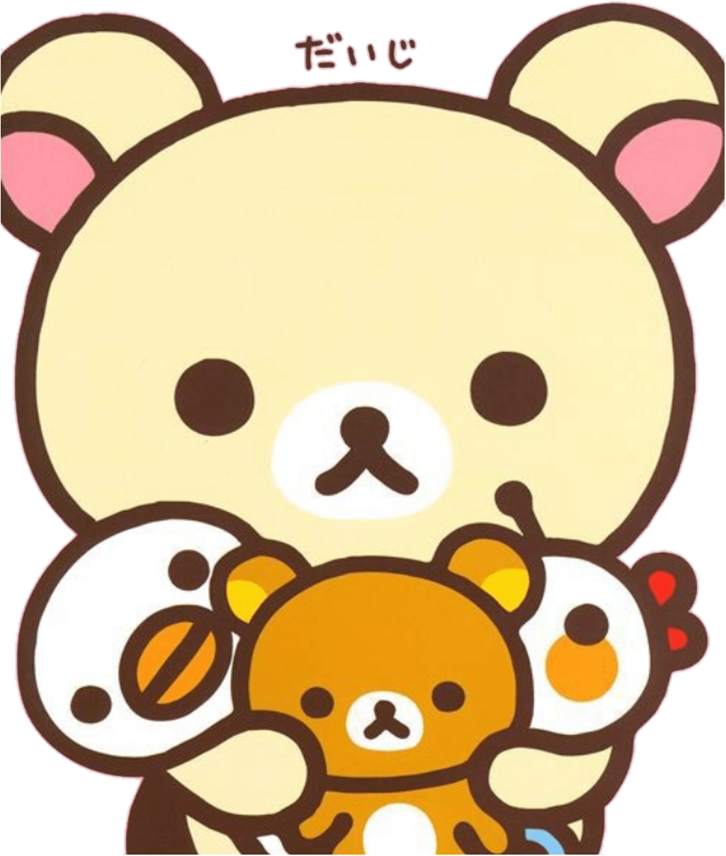 1025x1209 Download HD Korilakkuma Sticker Wallpaper iPhone HD Transparent PNG Image