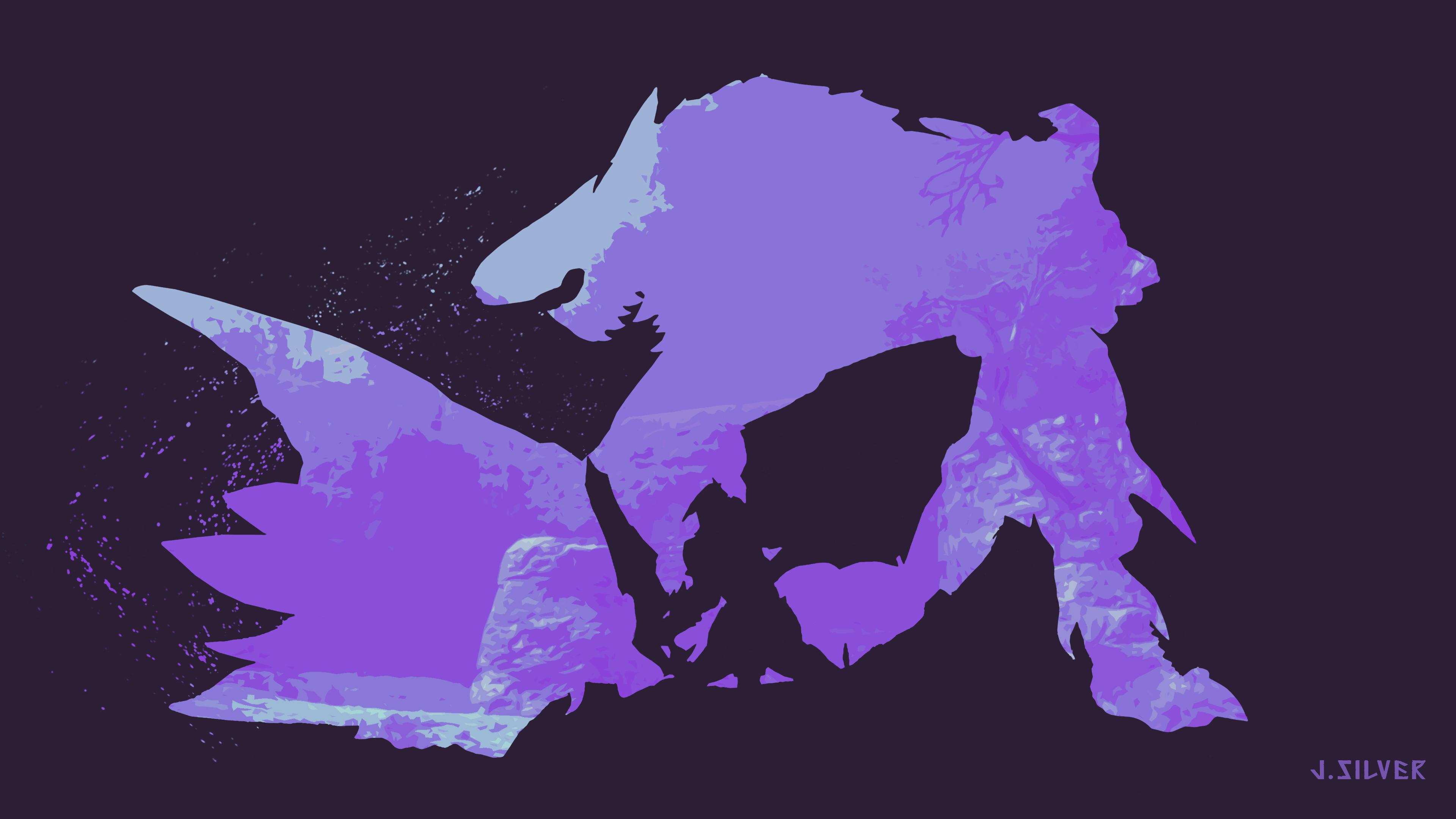 3840x2160 Brachydios Charge Blade wallpaper. by: myself
