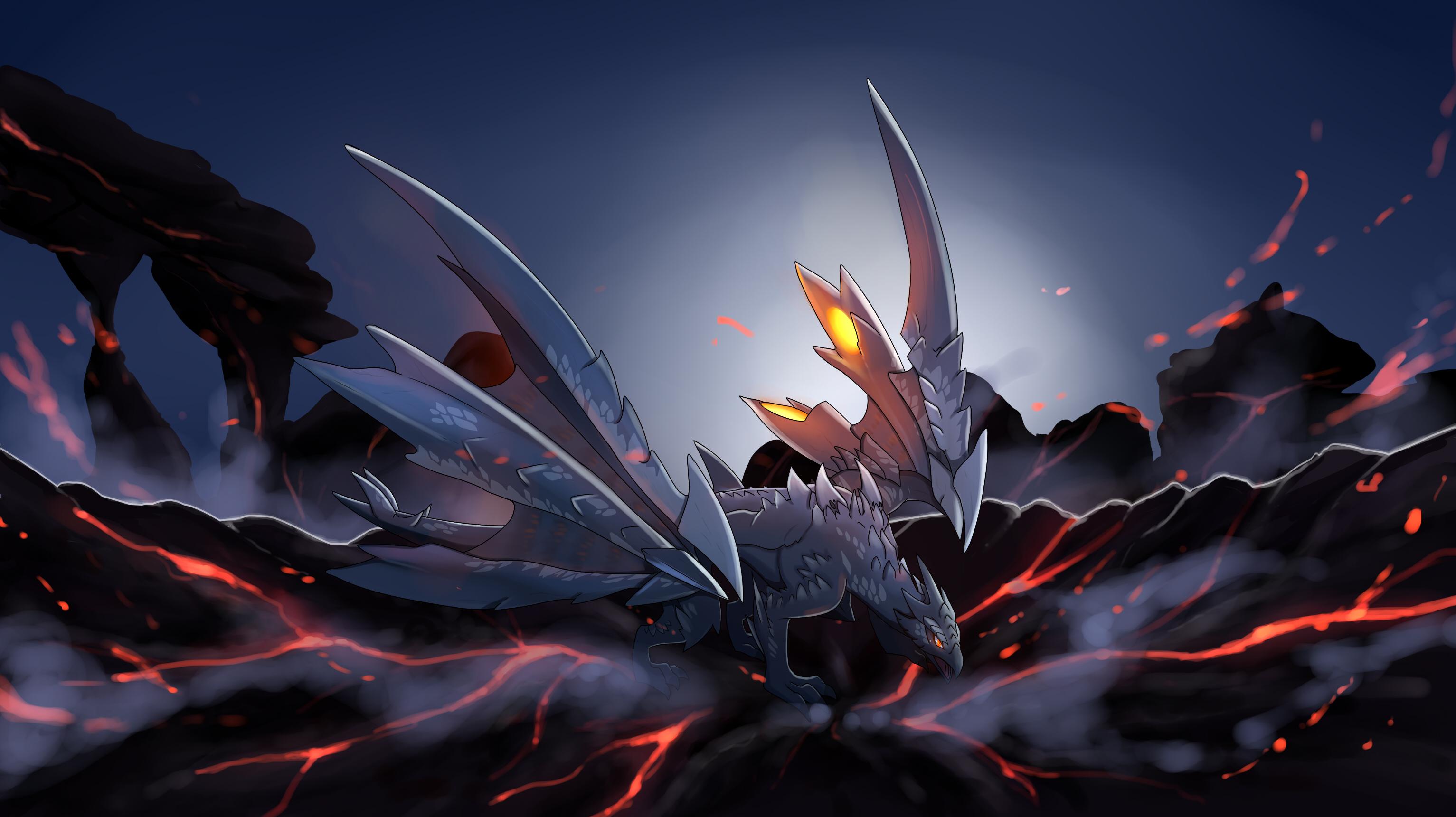 3066x1721 Valstrax (Monster Hunter) HD Wallpaper and Background