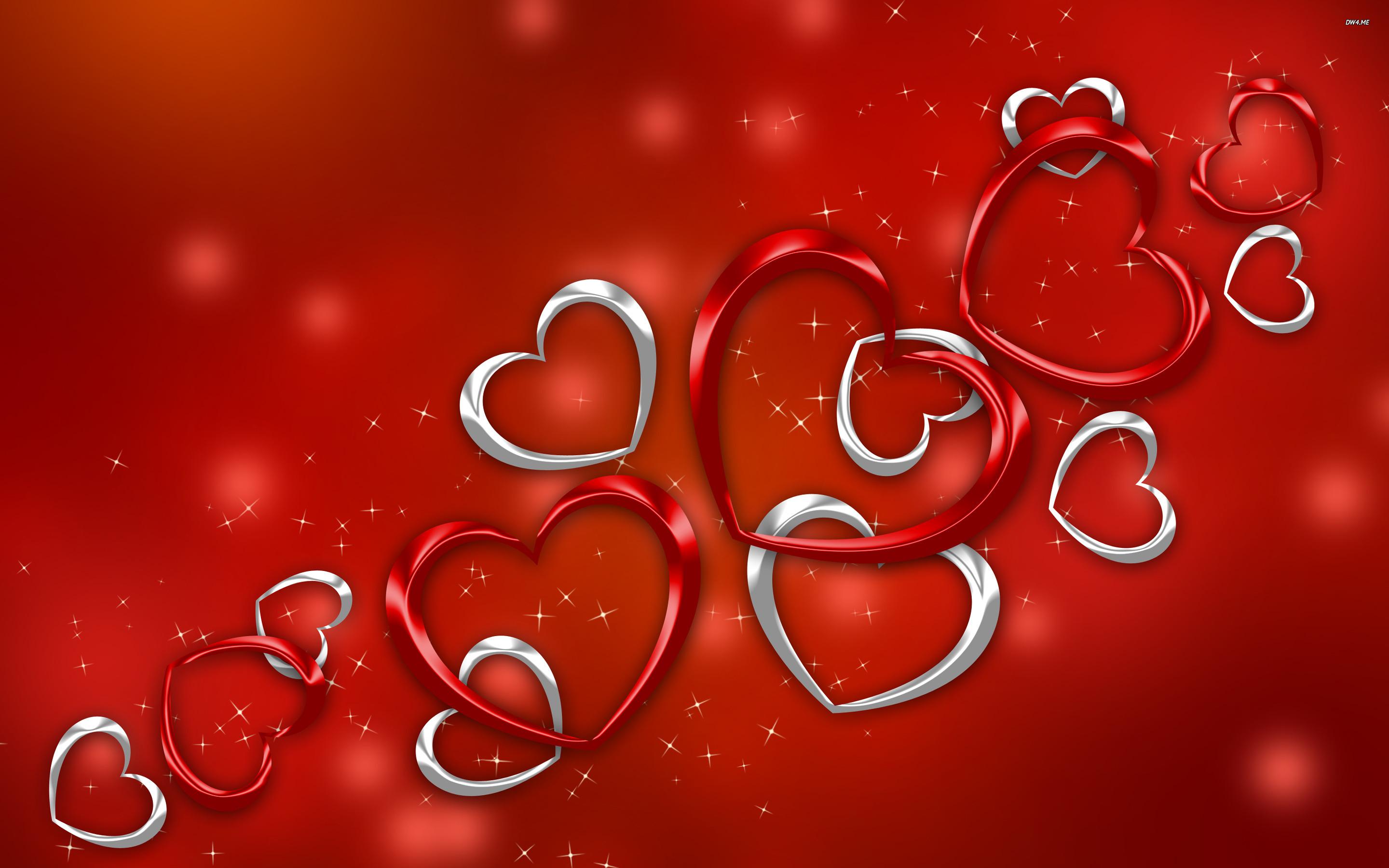 2880x1800 Free download Red and silver hearts wallpaper Holiday wallpaper 2110 [2880x1800] for your Desktop, Mobile & Tablet. Explore Red Heart Wallpaper. Red Heart Black Background, Red Heart Background, Red Love Heart Background