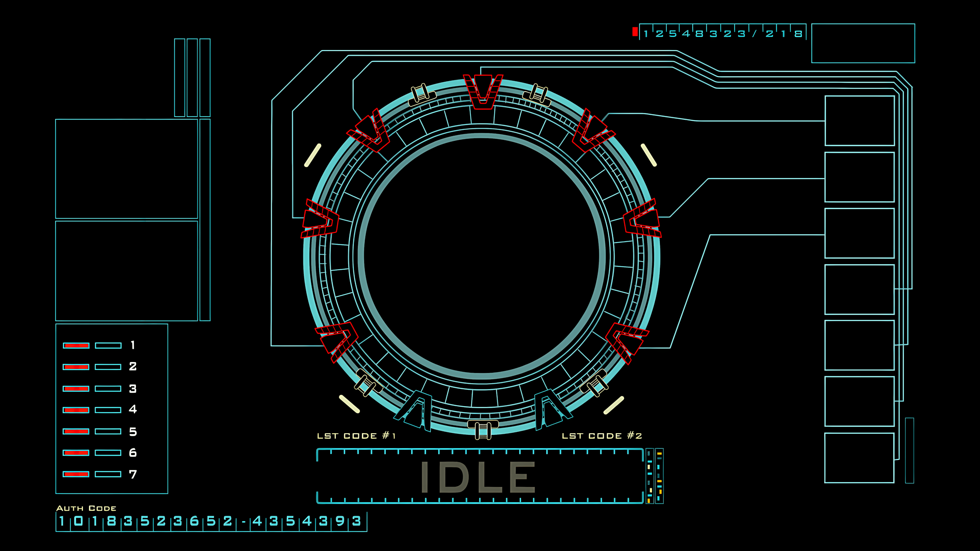 3840x2160 Stargate SG 1 Dialing Computer [3840x2160]