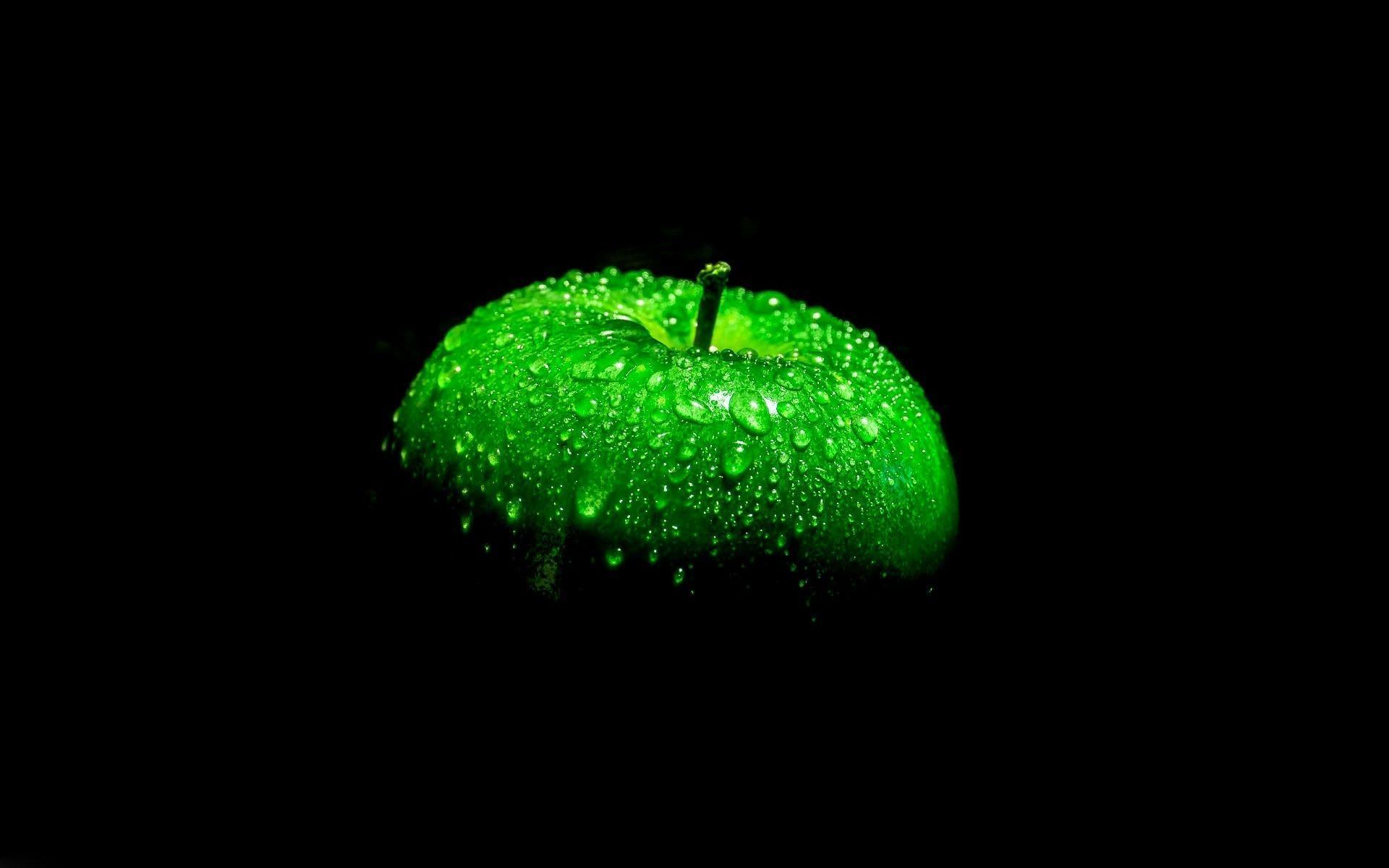 Dark Green Apple Wallpapers - Top Free Dark Green Apple Backgrounds ...