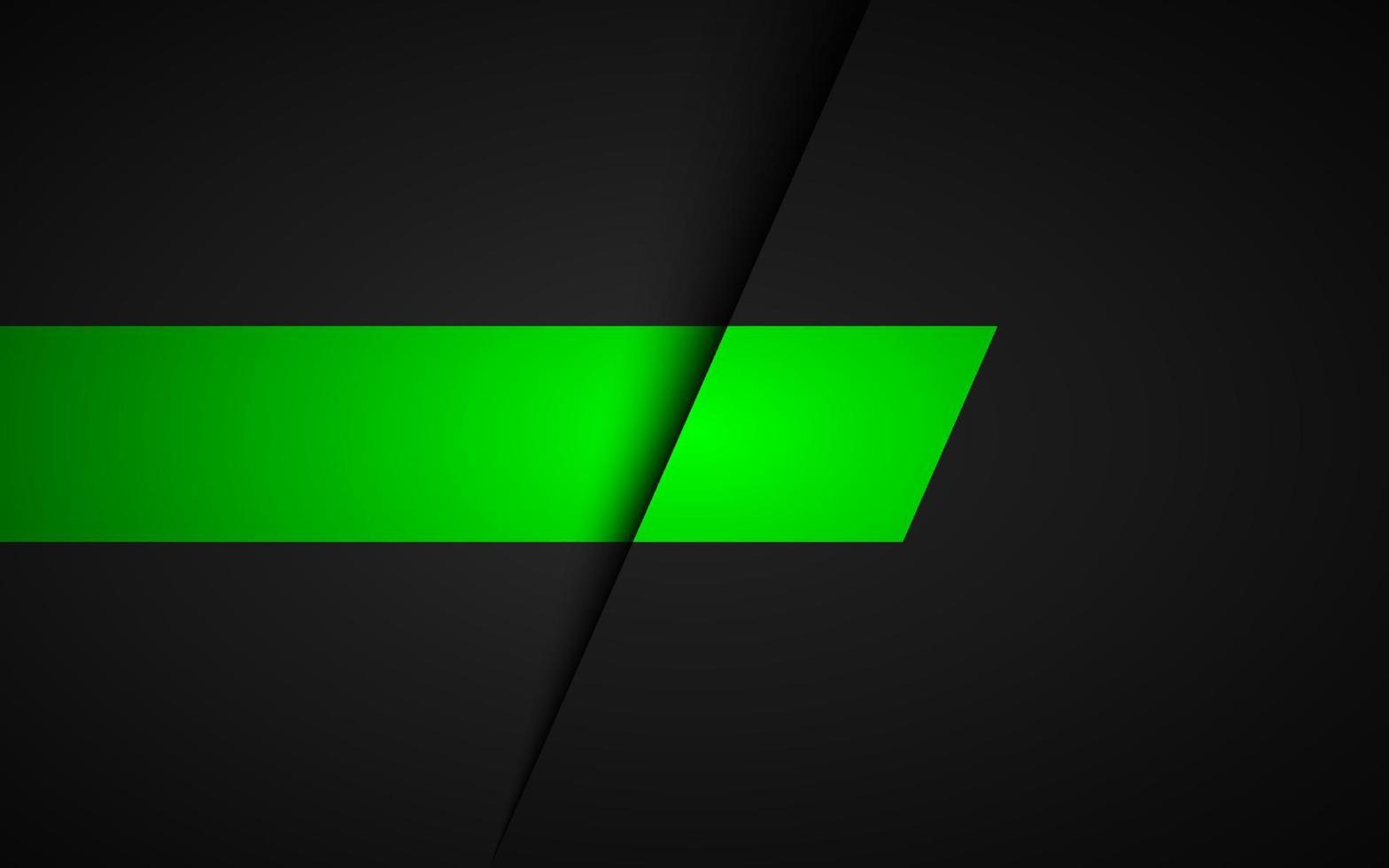 1568x980 Black and green tech modern material design. Vector abstract widescreen background with free place for your text. Modern design template for your business