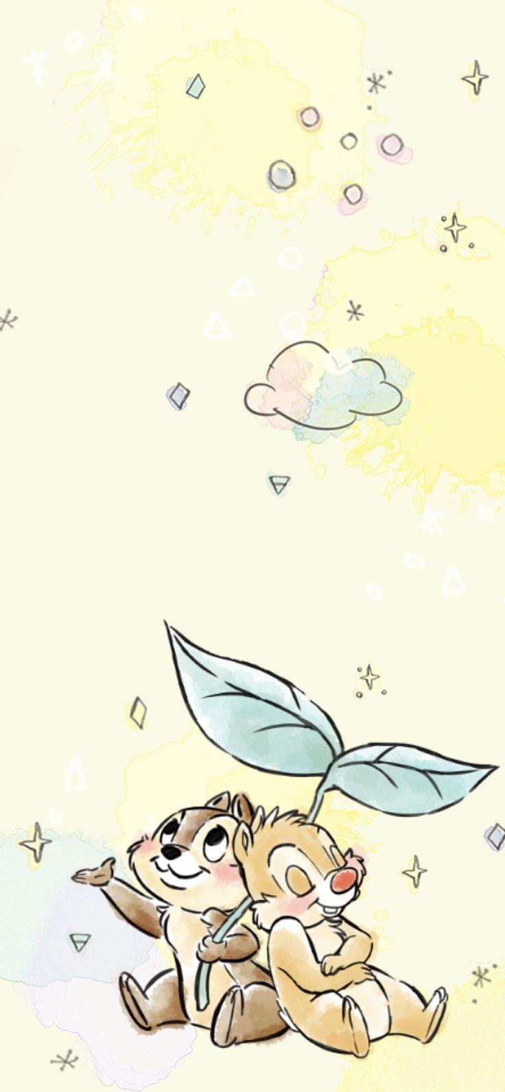 736x1592 Chip And Dale. Disney phone wallpaper