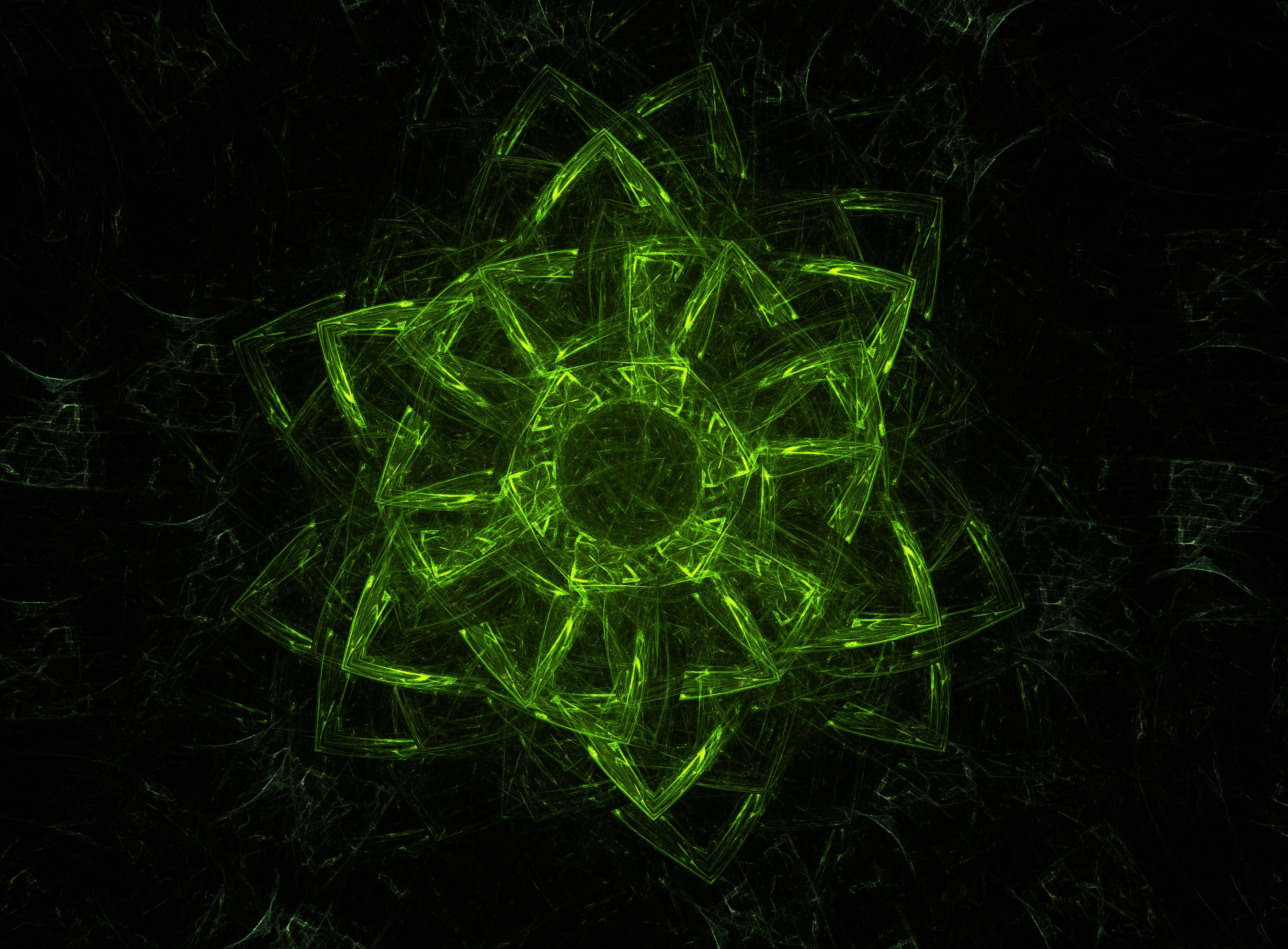 3800x2800 Wallpaper Yellow and Green Light Digital Wallpaper, Background Free Image