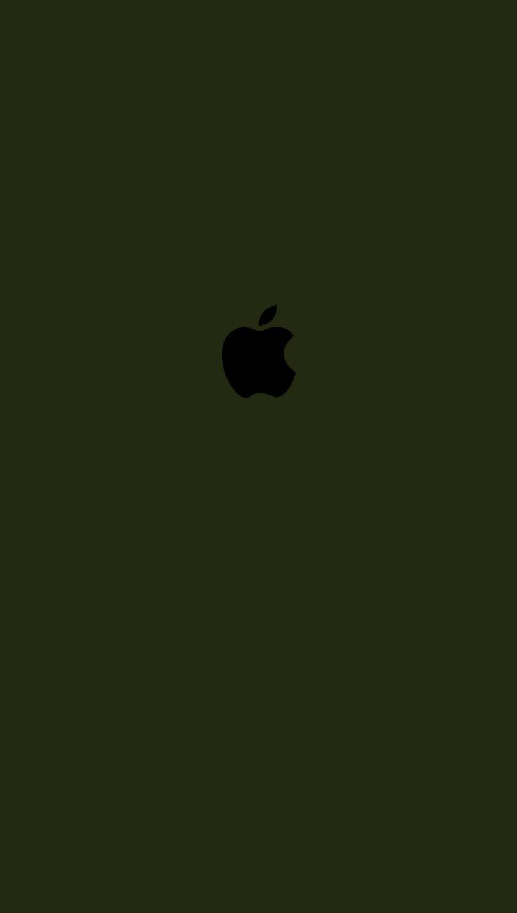 Dark Green Apple Wallpapers - Top Free Dark Green Apple Backgrounds ...