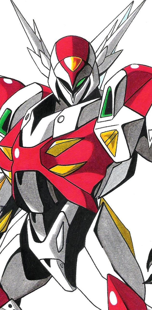 630x1280 Tekkaman Blade wallpaper