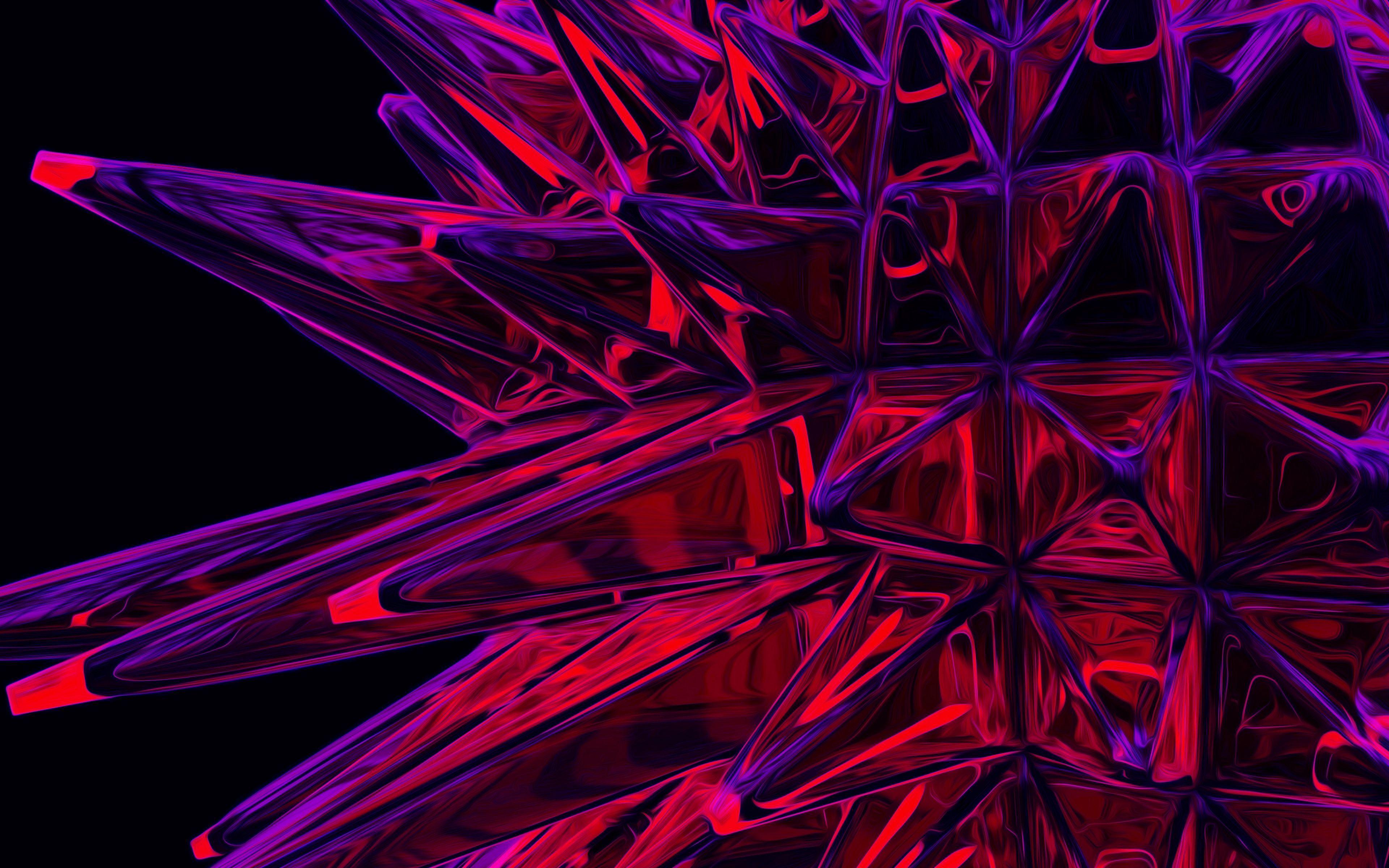 3840x2400 Red Violet Wallpaper