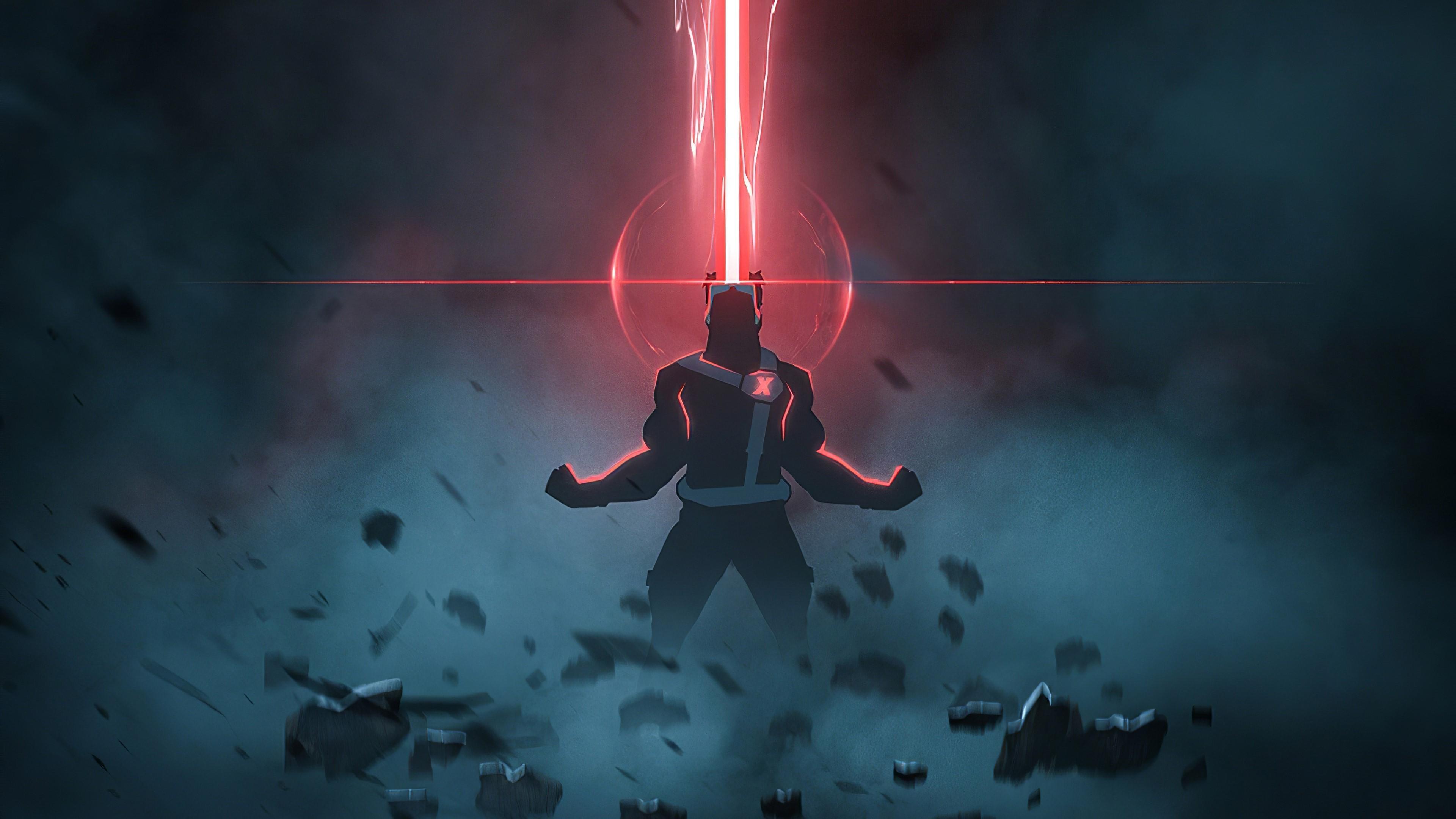 3840x2160 Wallpaper / cyclops, x men, superheroes, artwork, hd, 4k, minimalism, minimalist free download