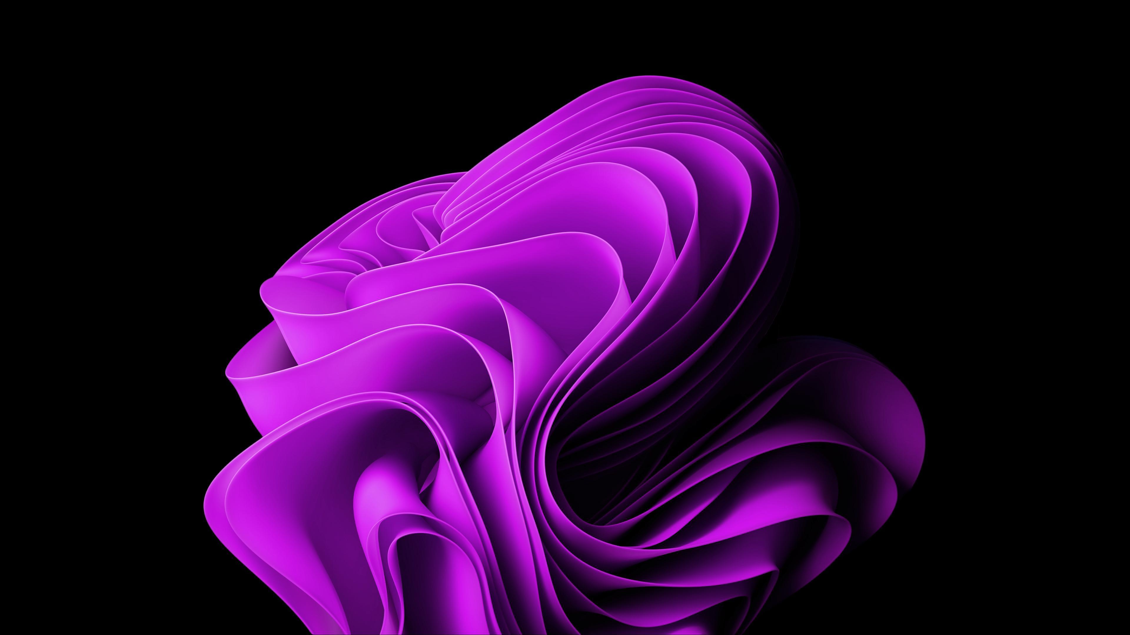 3840x2160 Windows 11 Purple Wallpaper