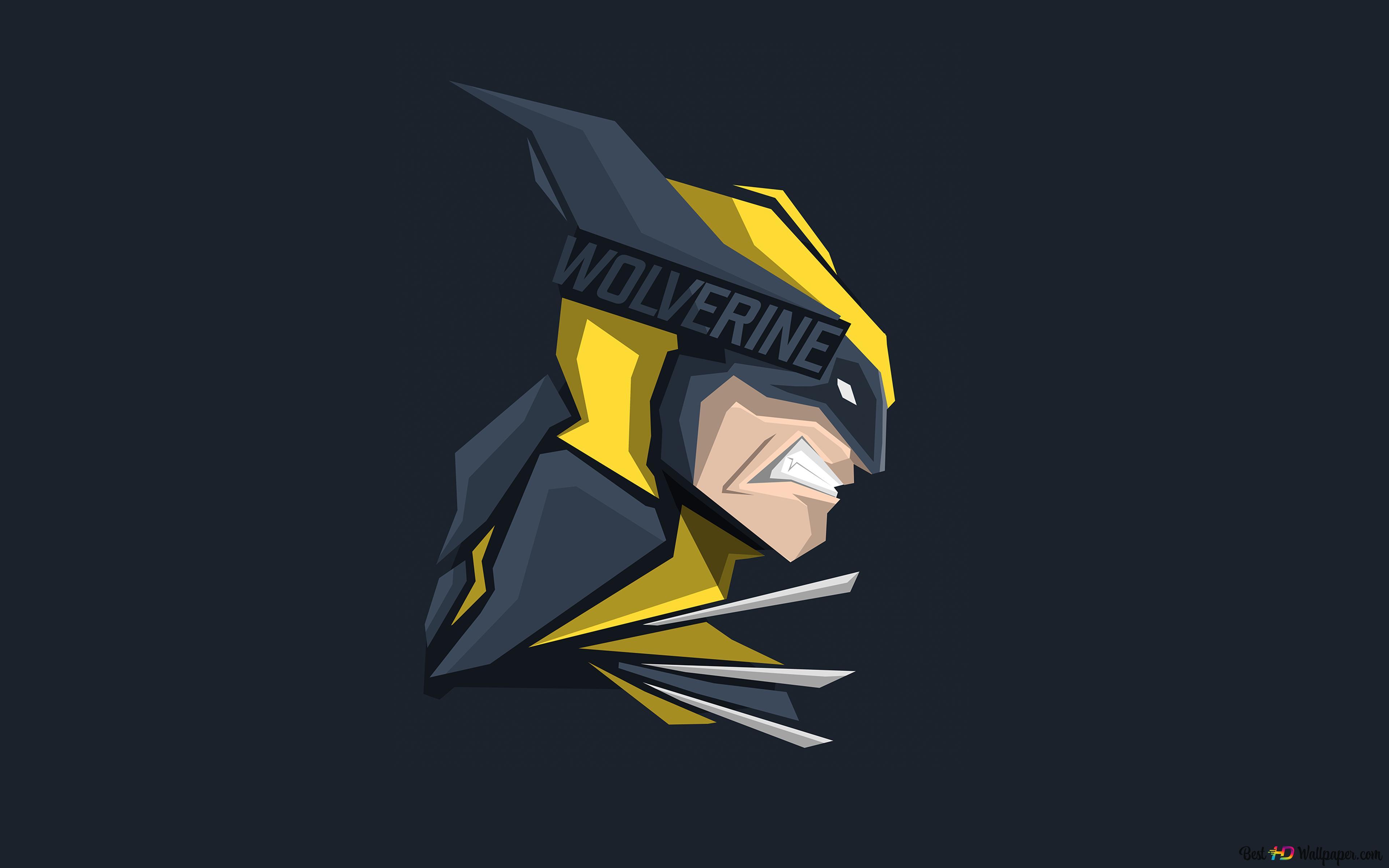 3840x2400 Marvel X Men Wolverine Minimalist 8K Wallpaper Download