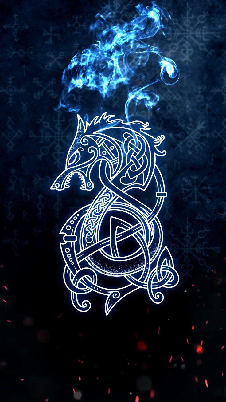 736x1308 Mystic Rune. Viking wallpaper, Viking runes, Runes