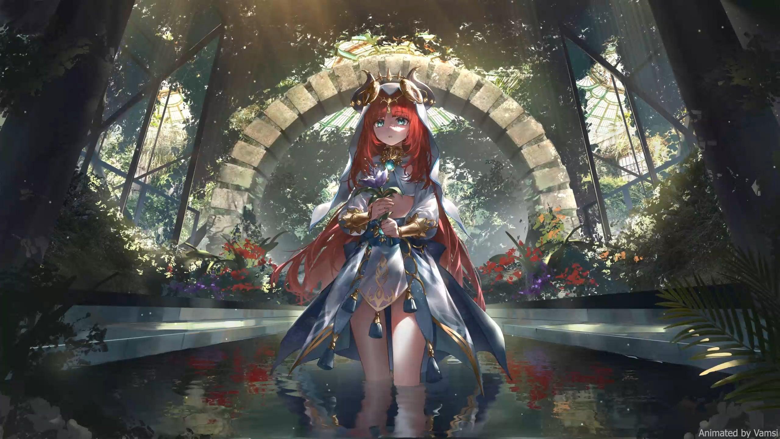 2560x1440 I made a live wallpaper of Nilou!