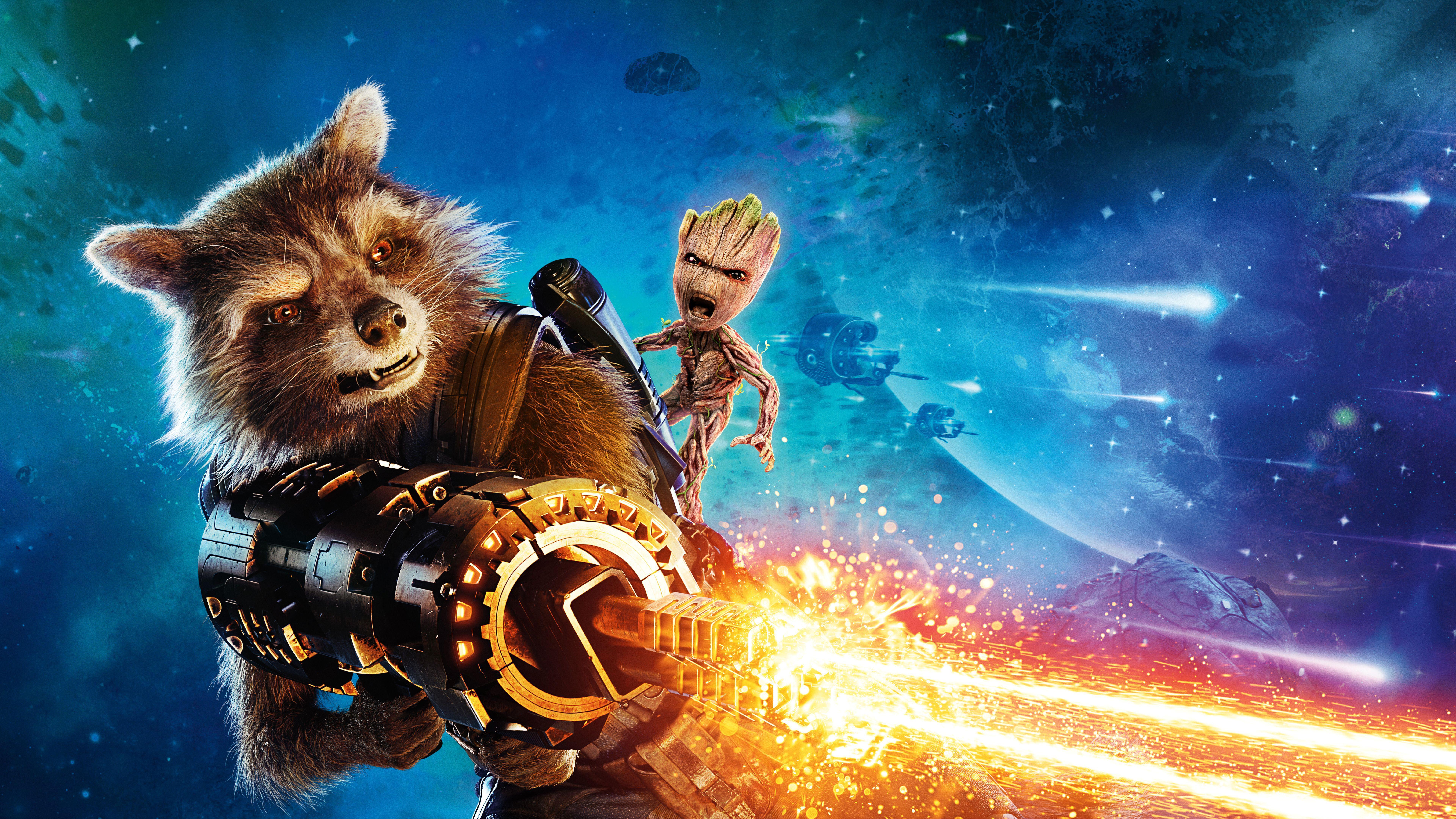 7680x4320 Baby Groot HD Wallpaper High Resolution