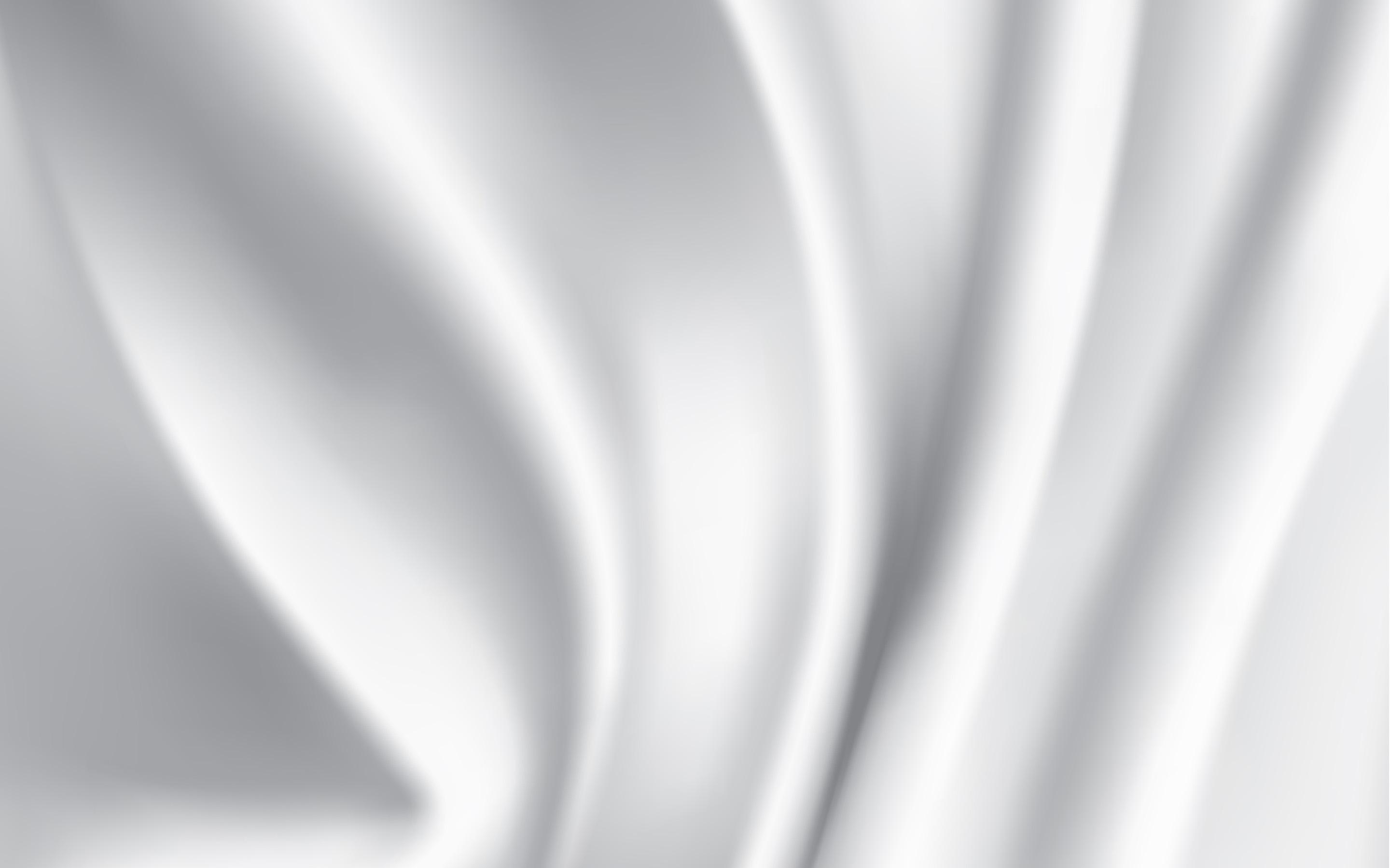 2880x1800 Download wallpaper white fabric background, macro, white silk texture, wavy fabric texture, silk, white satin, fabric textures, satin, 3D waves textures, silk textures, white fabric texture, white satin texture for desktop with