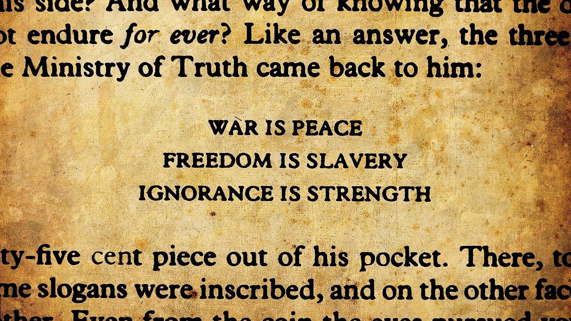 1920x1080 quote, George Orwell, 1984 Wallpaper HD / Desktop and Mobile Background