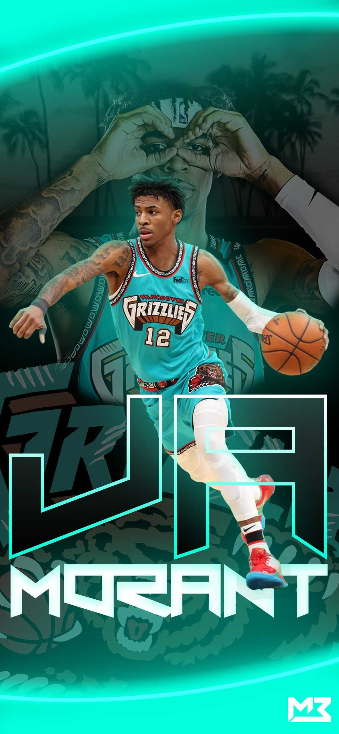 1125x2436 Ja Morant Wallpaper