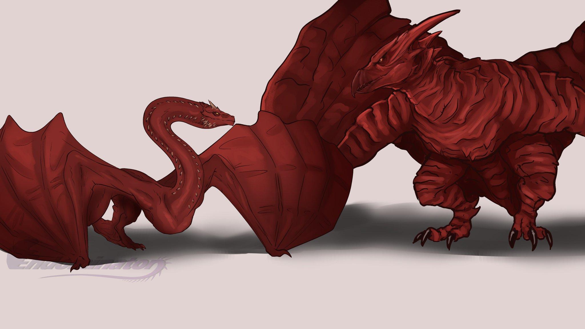 2048x1152 Caraxes and Rodan