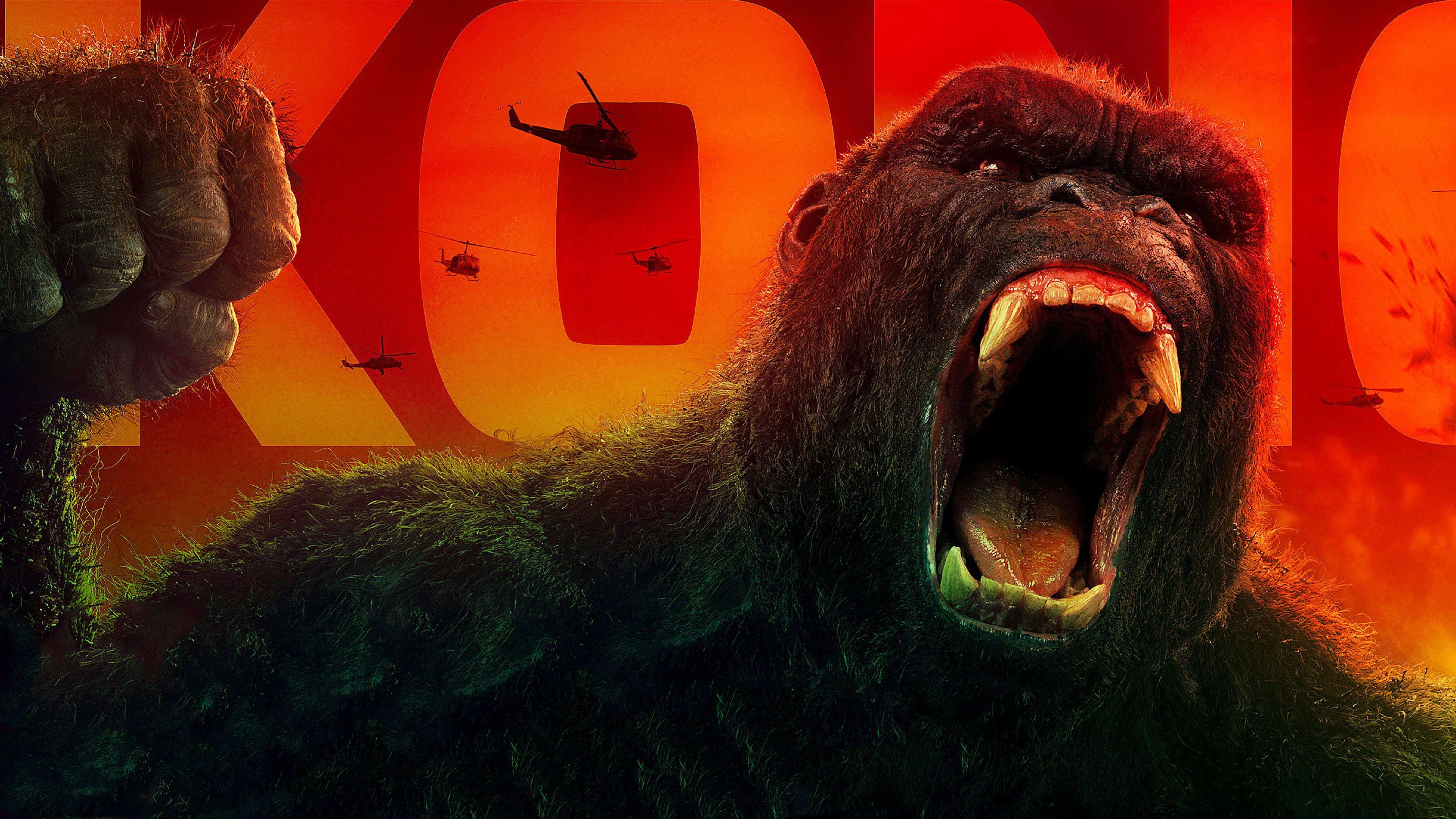 Scar king kong. Конг остров черепа. Кинг-Конг остров черепа 2005. Кинг Конга 2018.