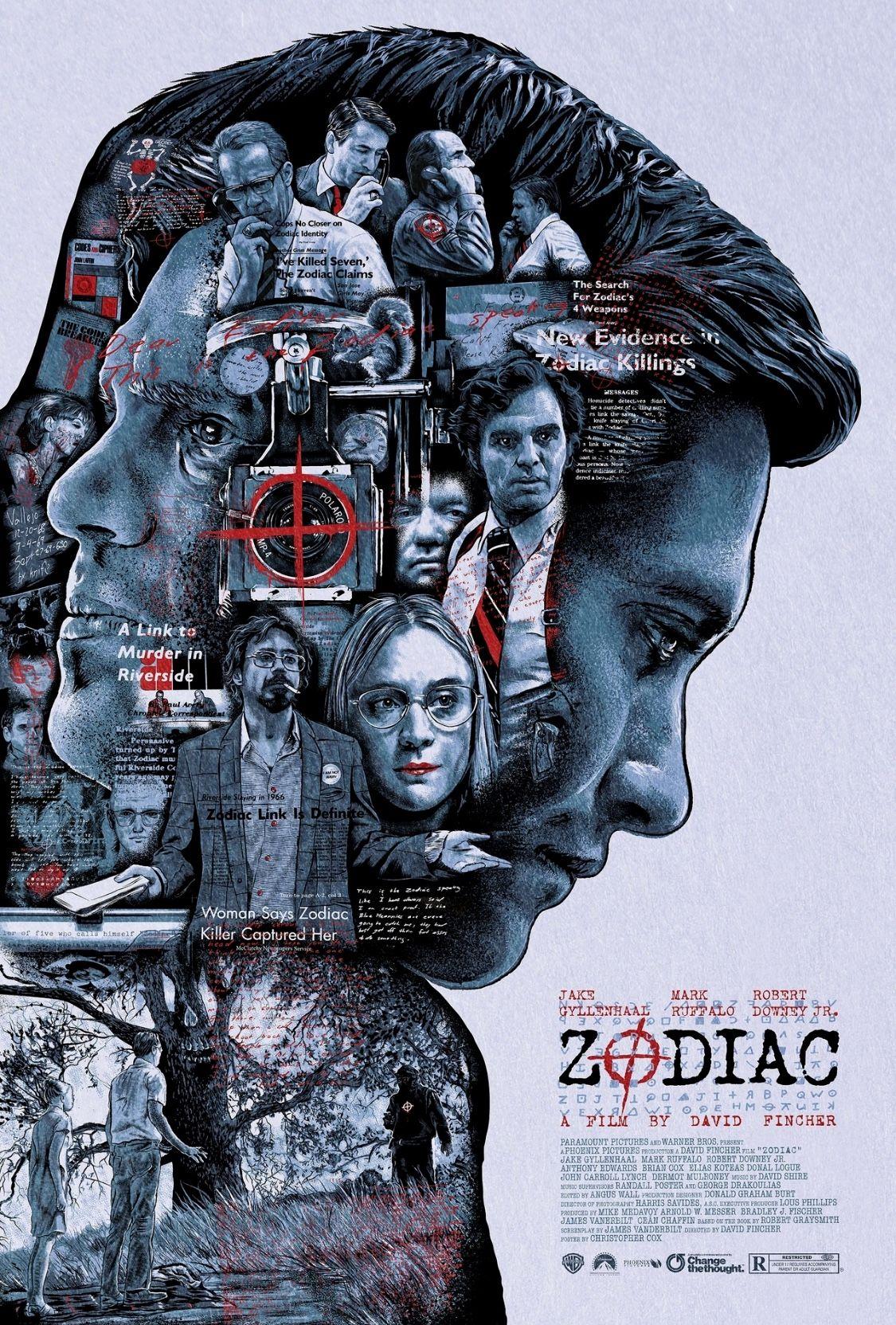 1125x1663 ZODIAC. Film poster design, Movie artwork, Zodiac film
