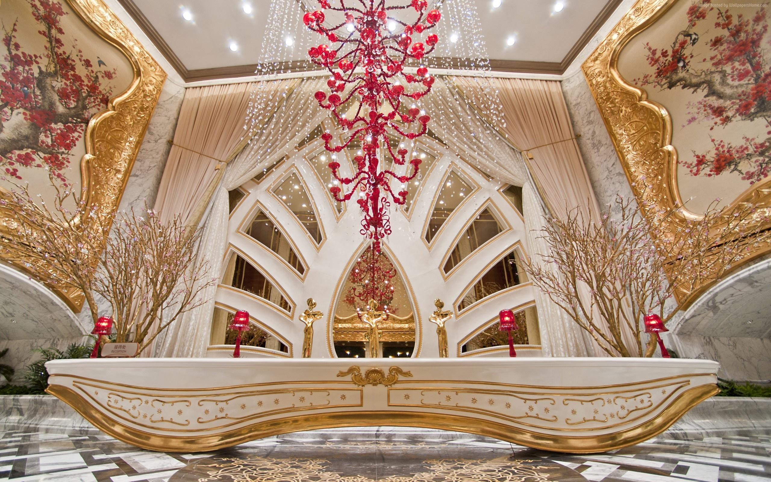 2560x1600 hotel, interior design, palace, estate, lighting, lobby, ceiling, mansion, flooring Gallery HD Wallpaper