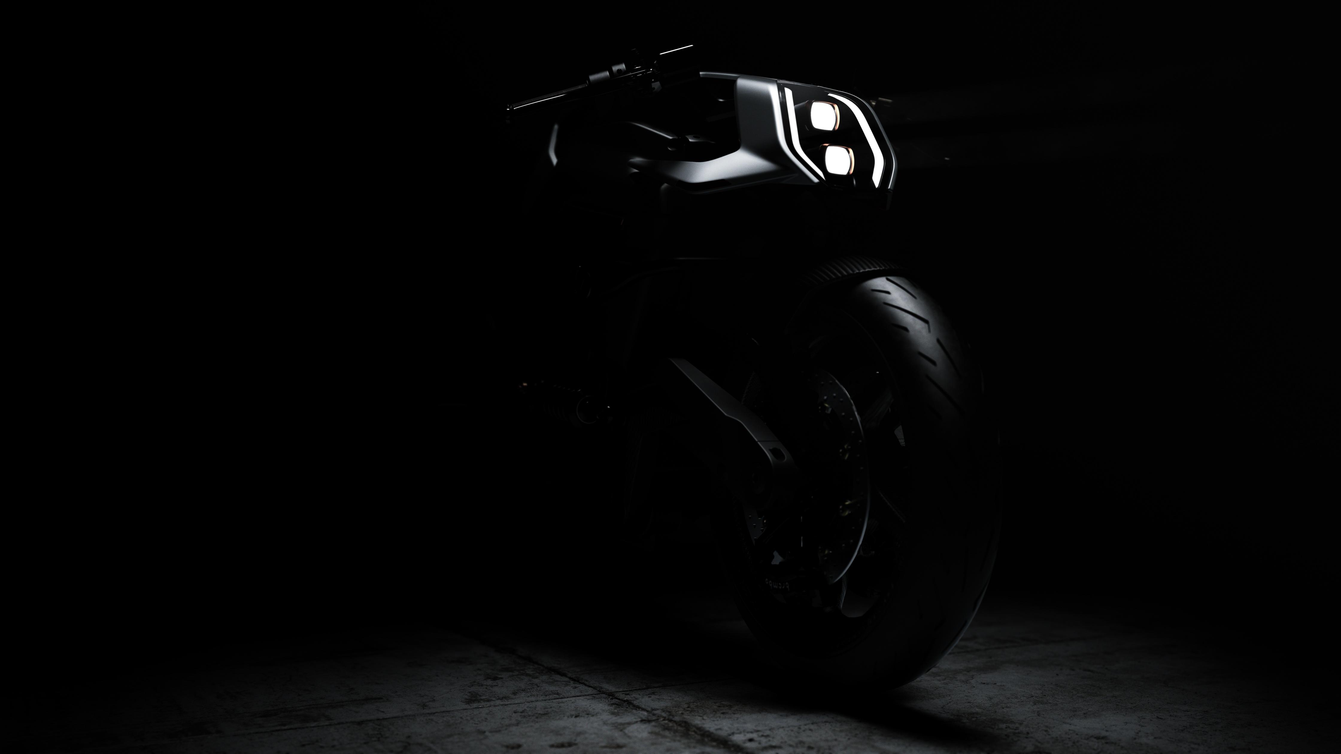4480x2520 Arc Vector Wallpaper 4K, Electric Bikes, Black Dark
