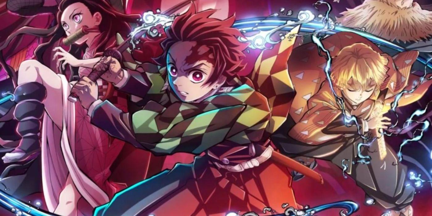 1400x700 Demon Slayer Entertainment District Wallpaper