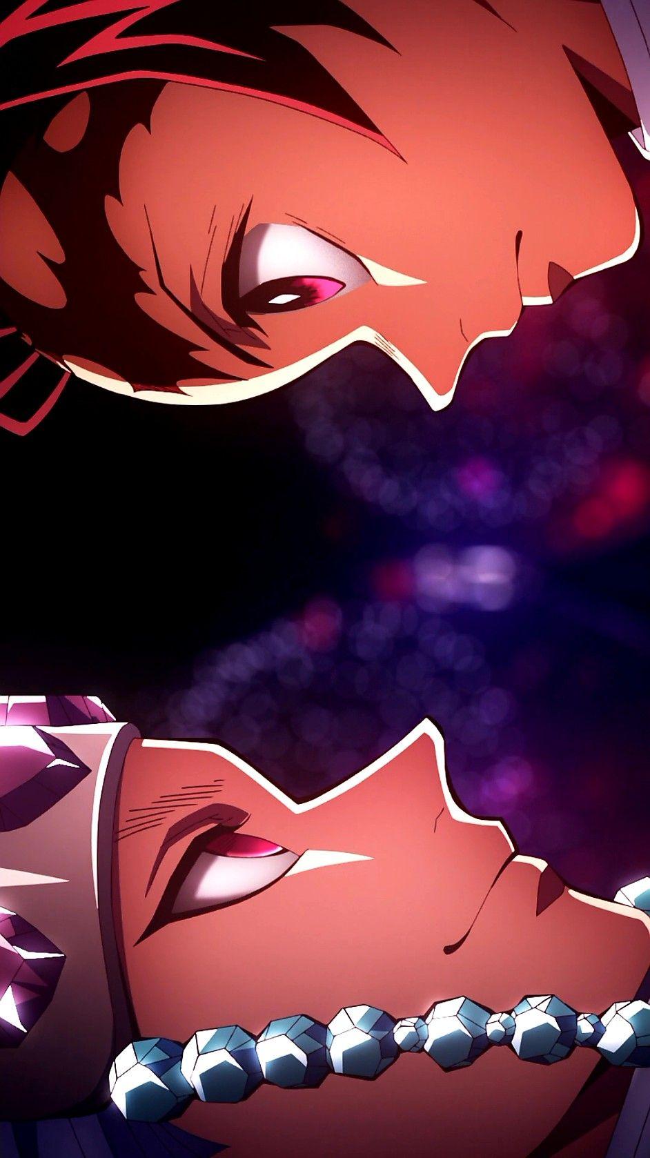 942x1678 Demon Slayer: Kimetsu no Yaiba District Arc. Anime demon, Anime wallpaper, Anime wall art