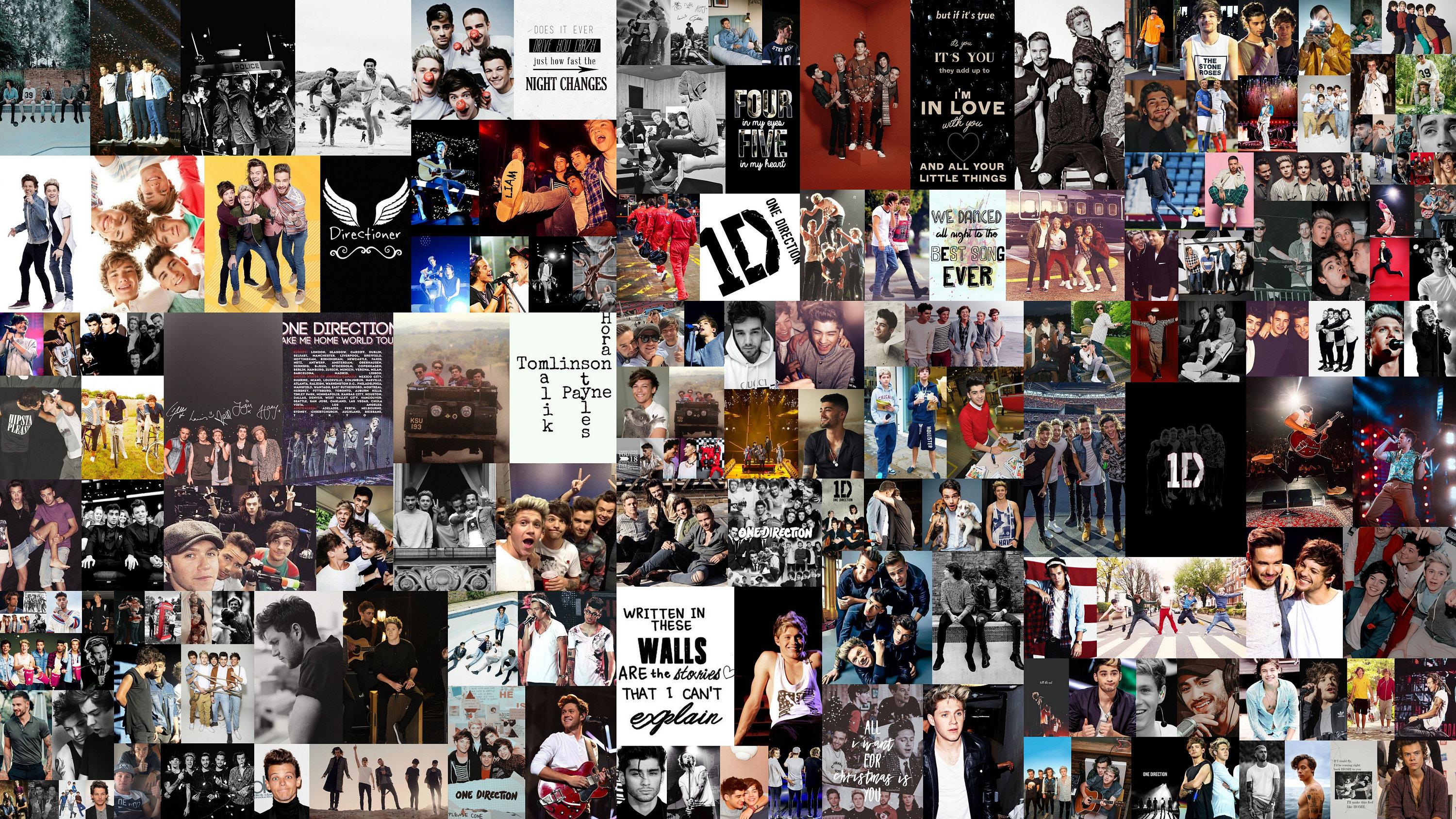 One Direction Collage Wallpapers Top Free One Direction Collage Backgrounds Wallpaperaccess 