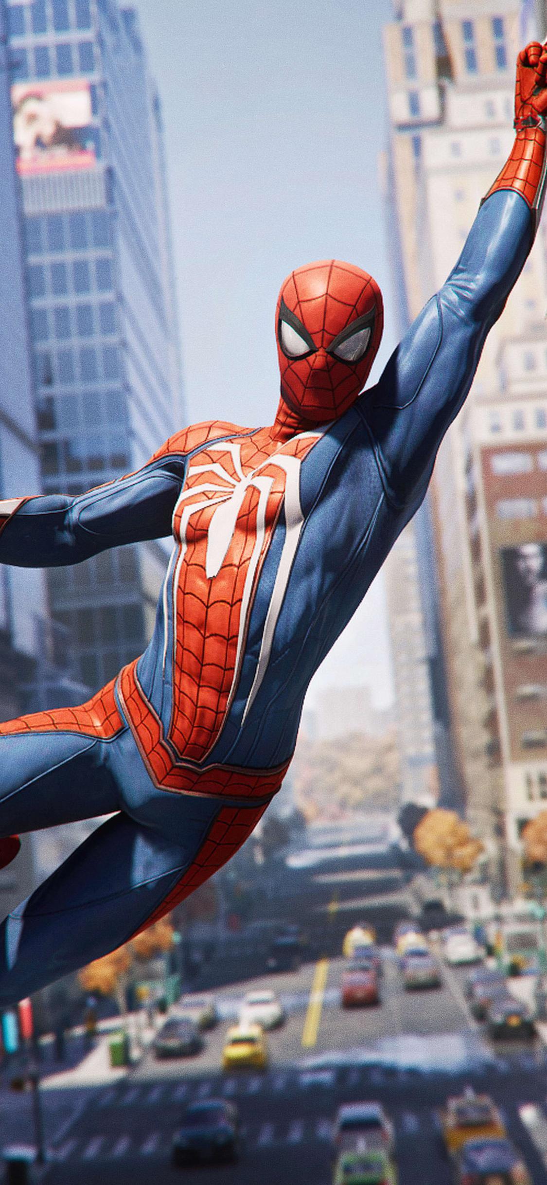 1125x2436 Spiderman 4k Phone Wallpaper