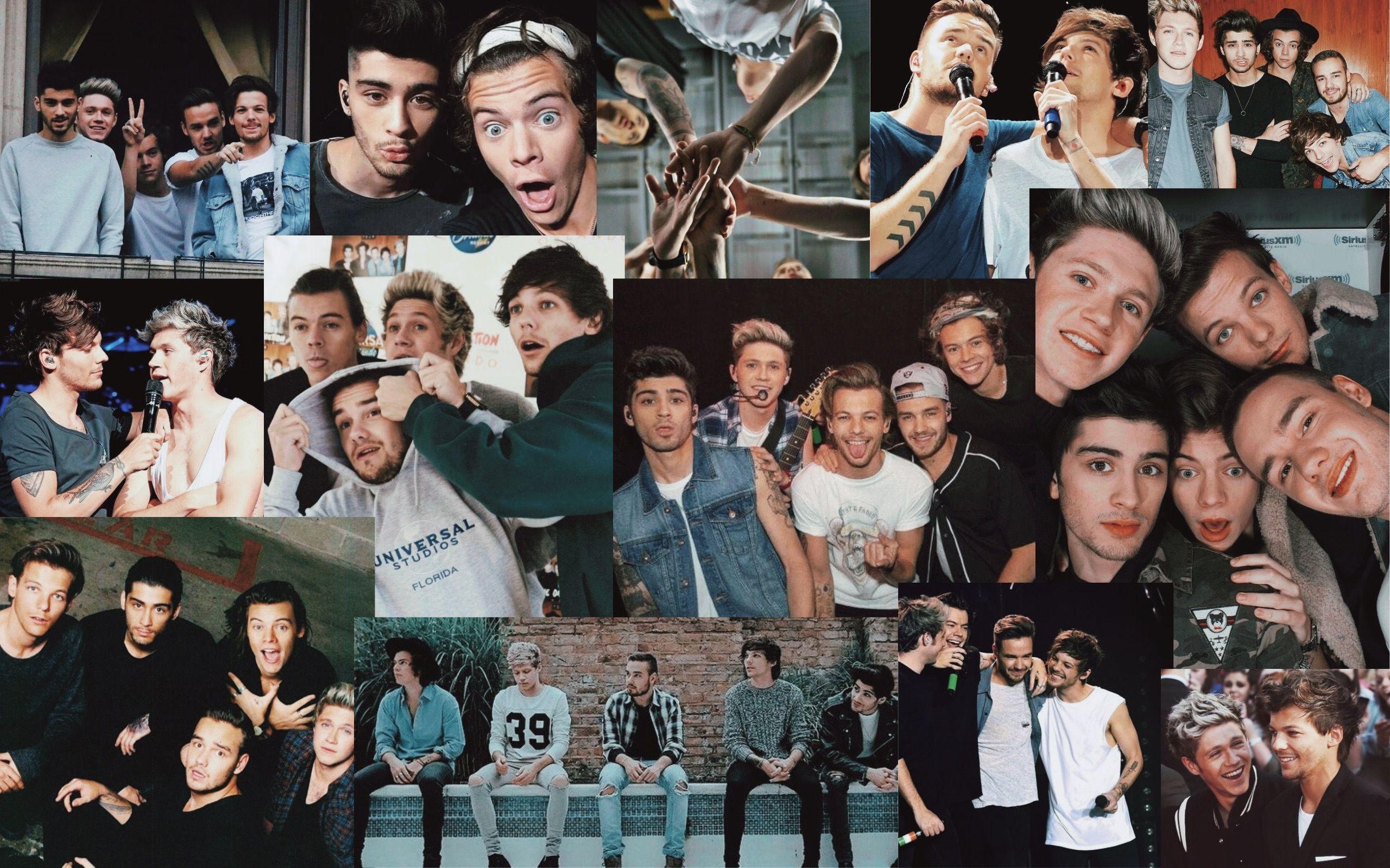 one direction collage tumblr wallpaper