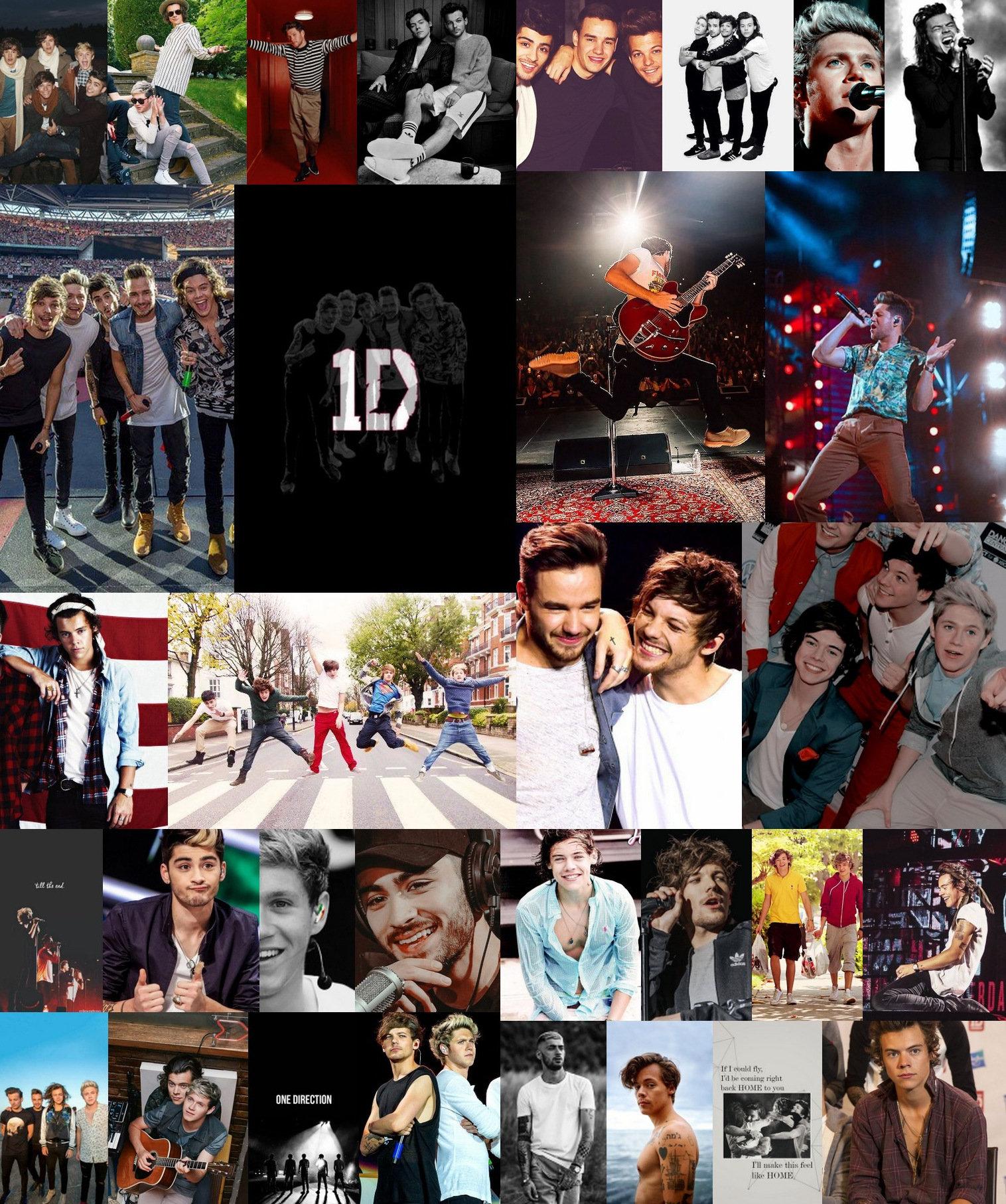 1516x1814 One Direction Aesthetic Wall Collage Kit 170 Pieces / 1D Harry