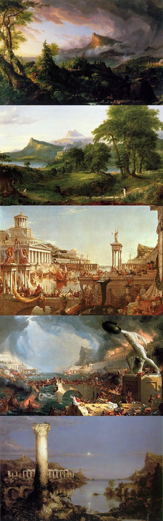 553x1758 Thomas Cole of Empire. The course of empire, Landscape art, Art thomas