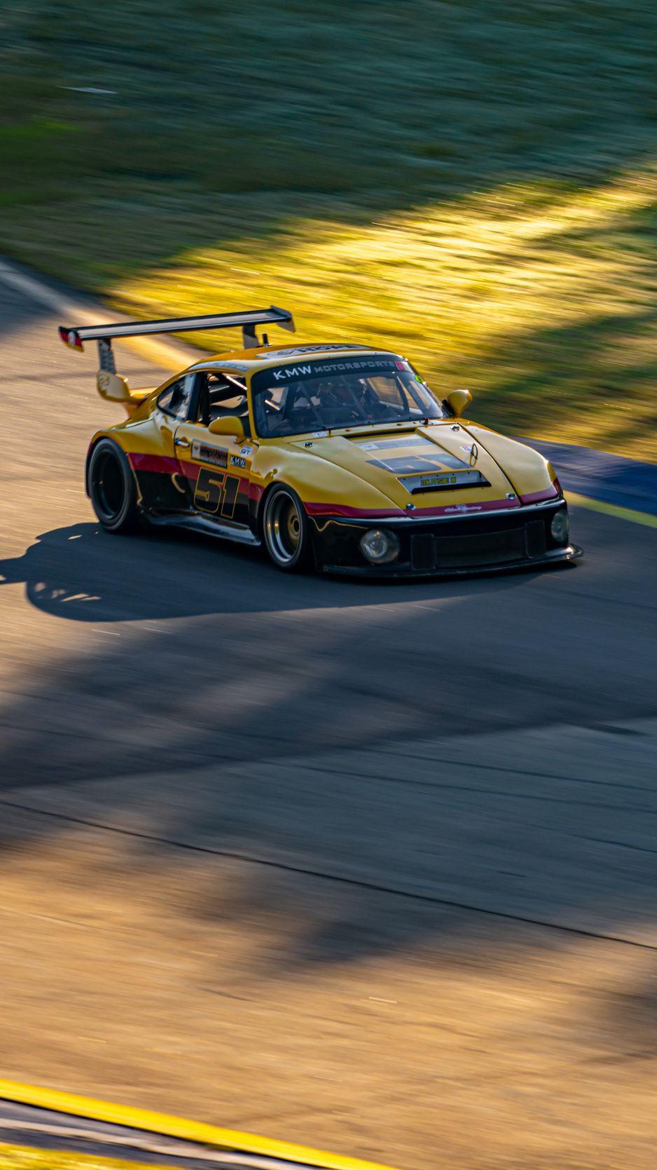 938x1668 Download Wallpaper 938x1668 Car, Yellow, Race, Track Iphone 8 7 6s 6 For Parallax HD Background