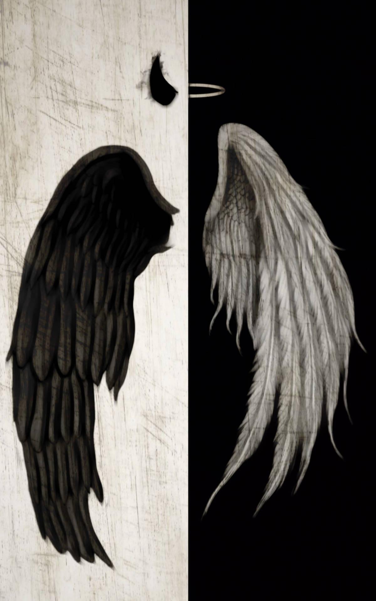 1200x1920 Download Angel And Devil For iPhone Wallpaper