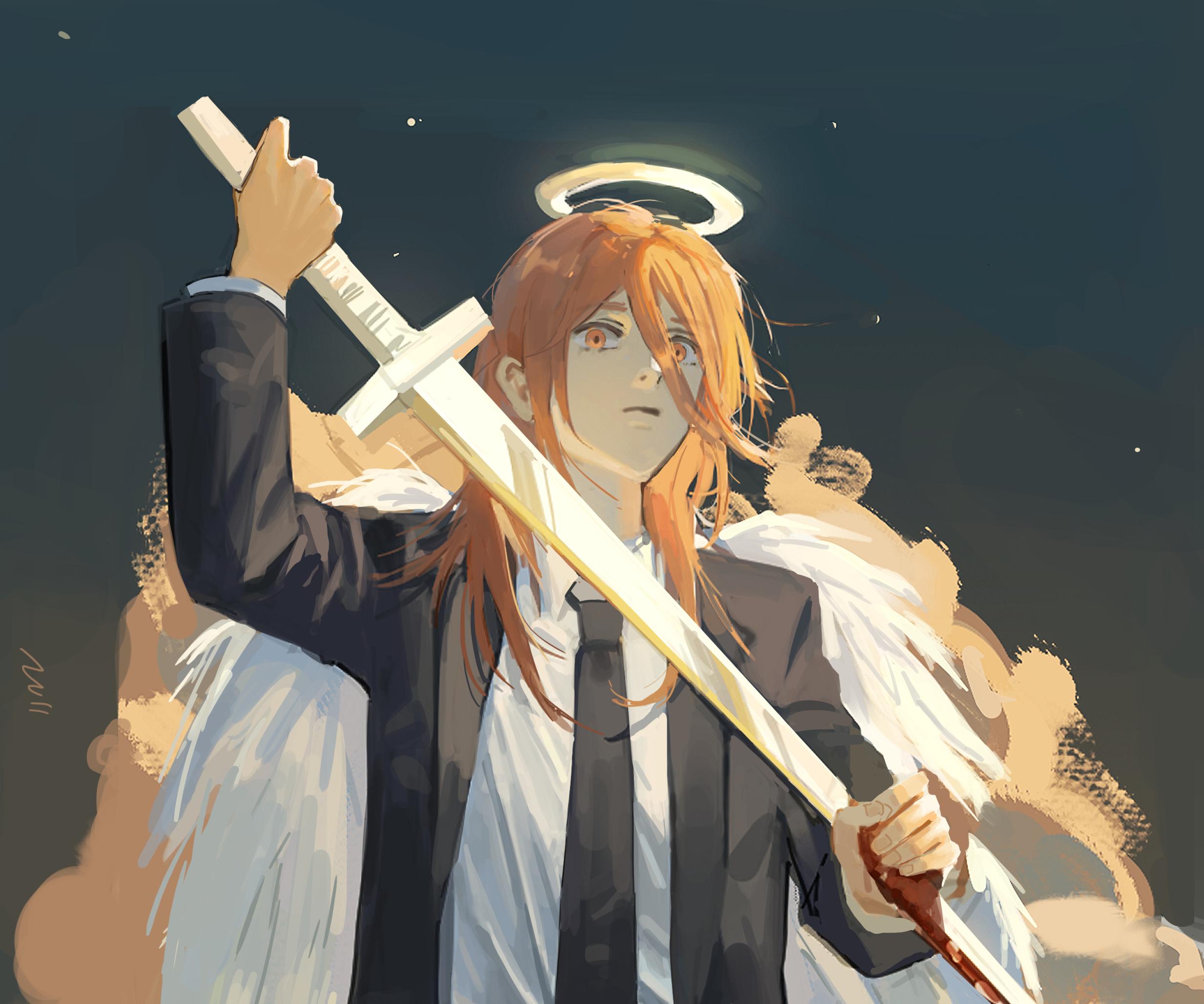 2465x2054 HD desktop wallpaper: Anime, Chainsaw Man, Angel Devil (Chainsaw Man) download free picture
