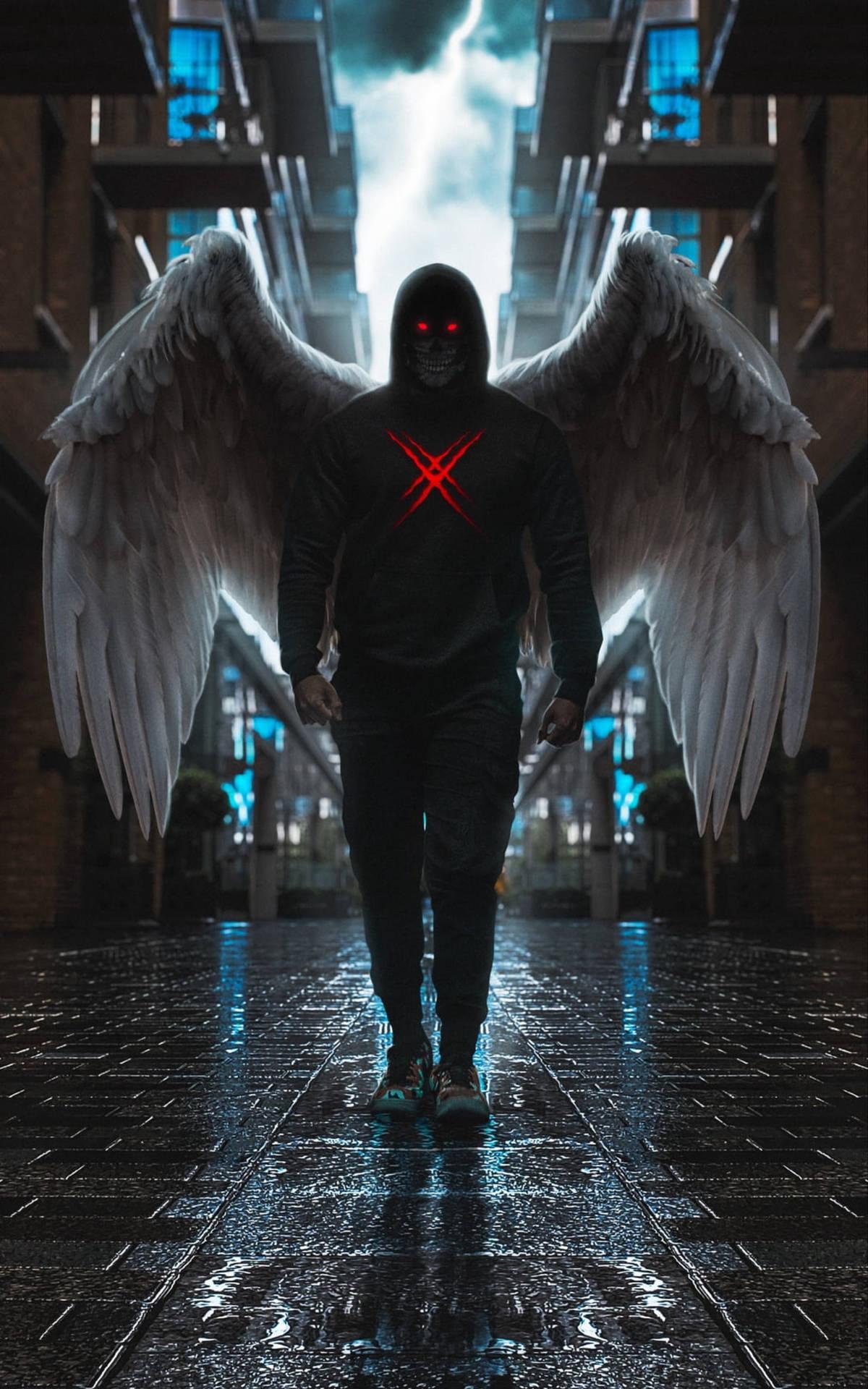 1200x1920 Download Angel Of Devil For iPhone Wallpaper