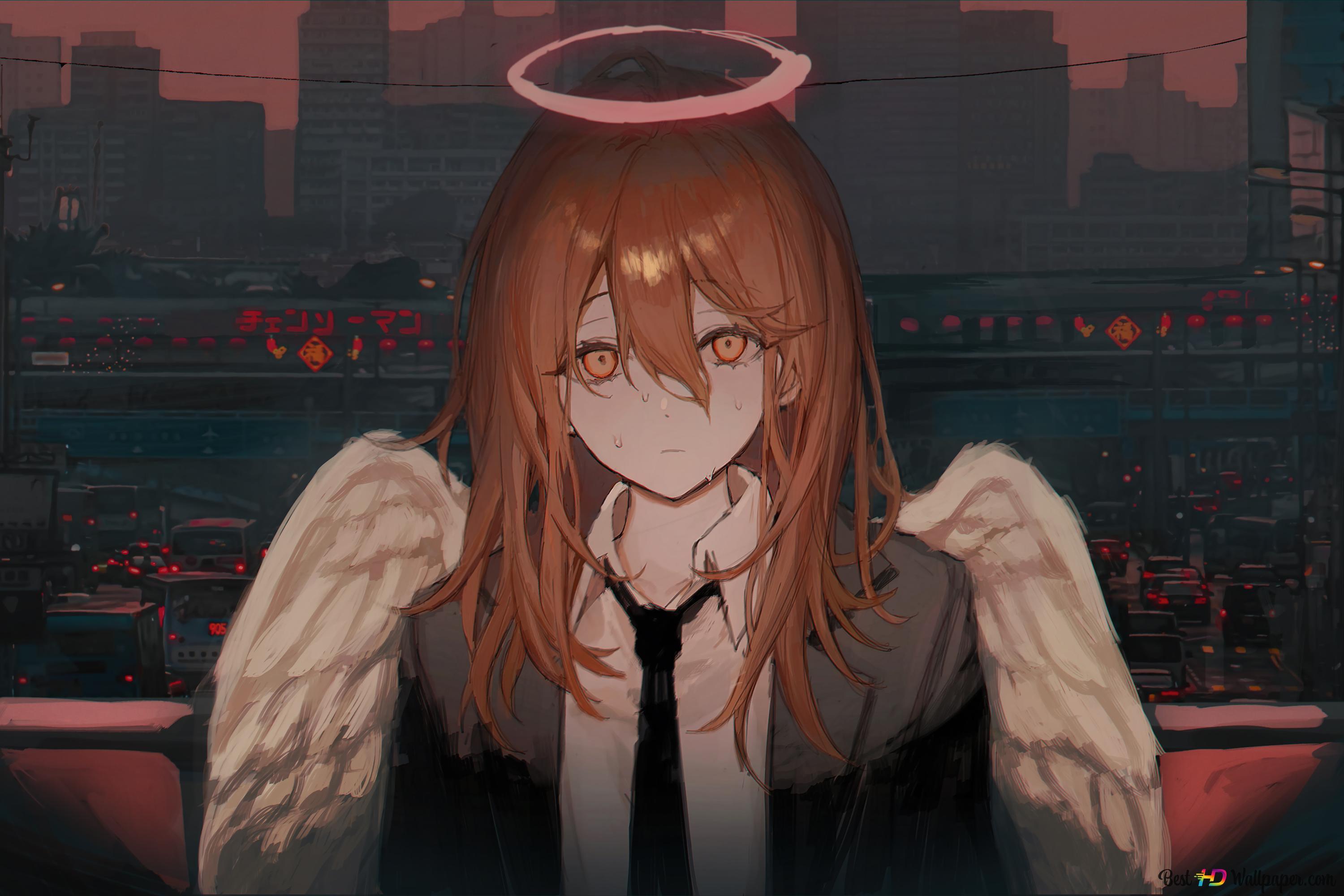 3000x2000 Angel Devil from Chainsaw man anime 4K wallpaper download