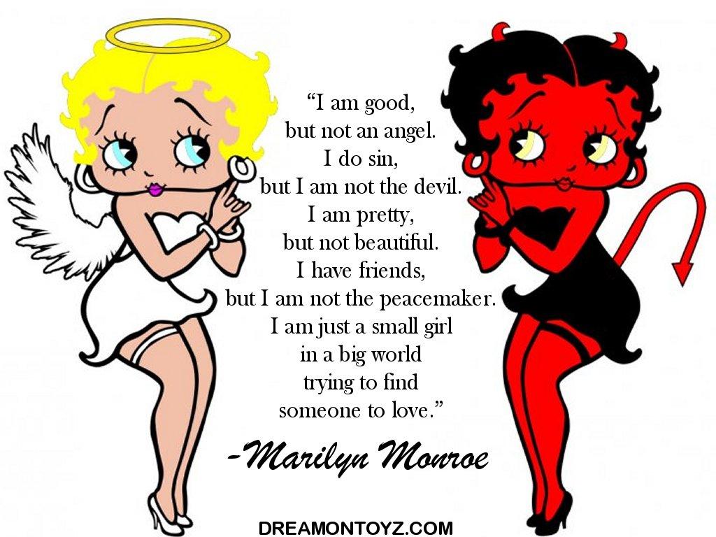 1024x768 Betty Boop Picture Archive: Betty Boop angel wallpaper and background