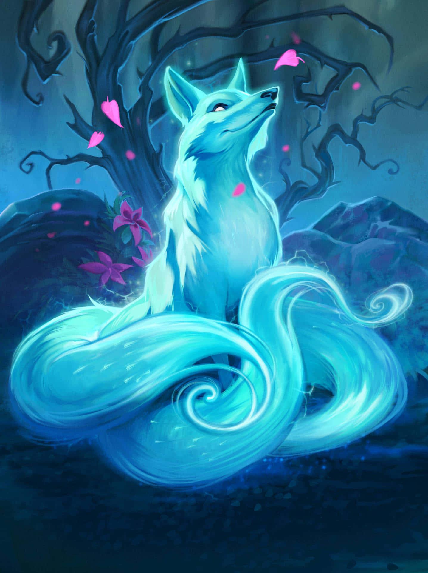 1436x1920 Download Cool Anime Fox Wallpaper