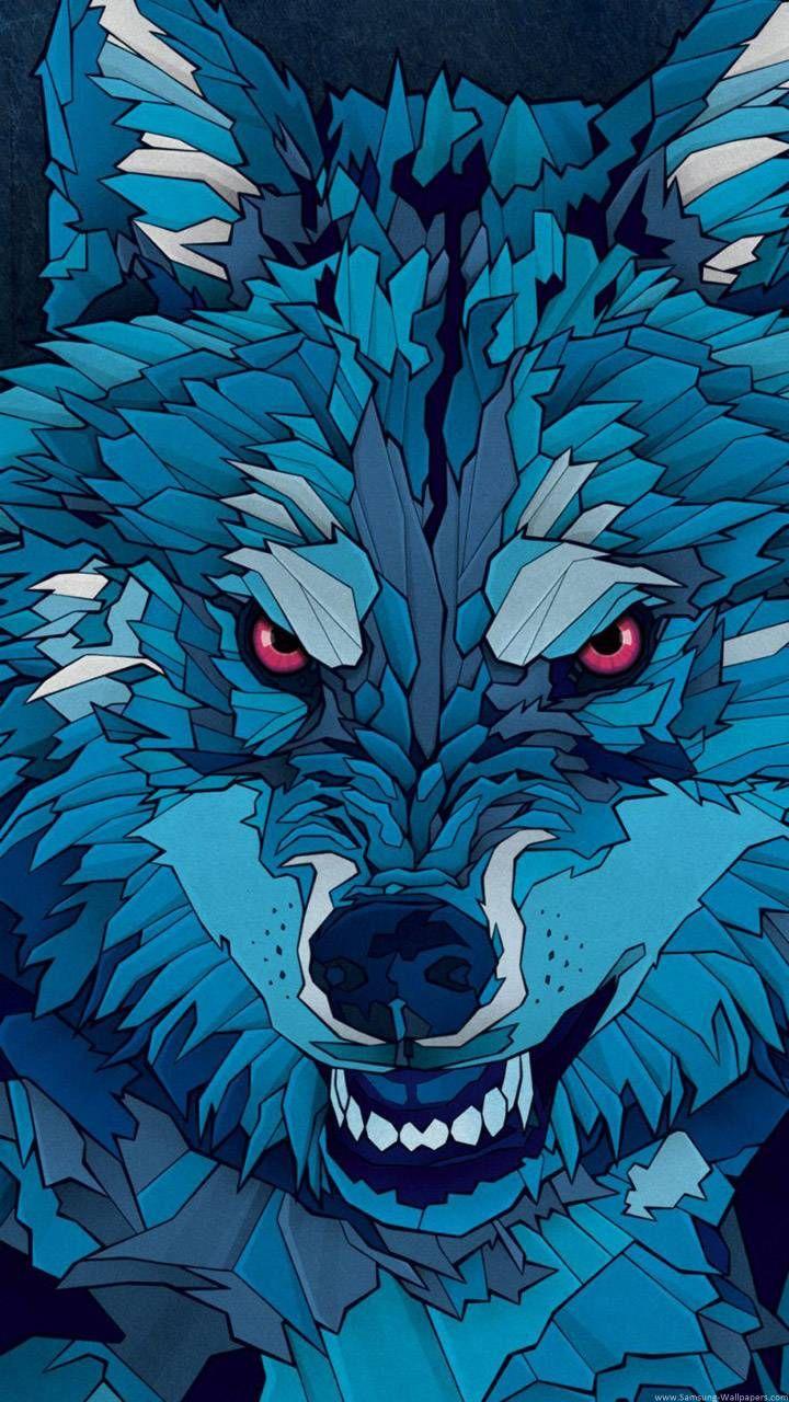 720x1280 Download Lobo wallpaper by Wolkoy now. Browse millions of popular blue Wallpa. Screen wallpaper hd, Anime wallpaper phone, Geometric animals