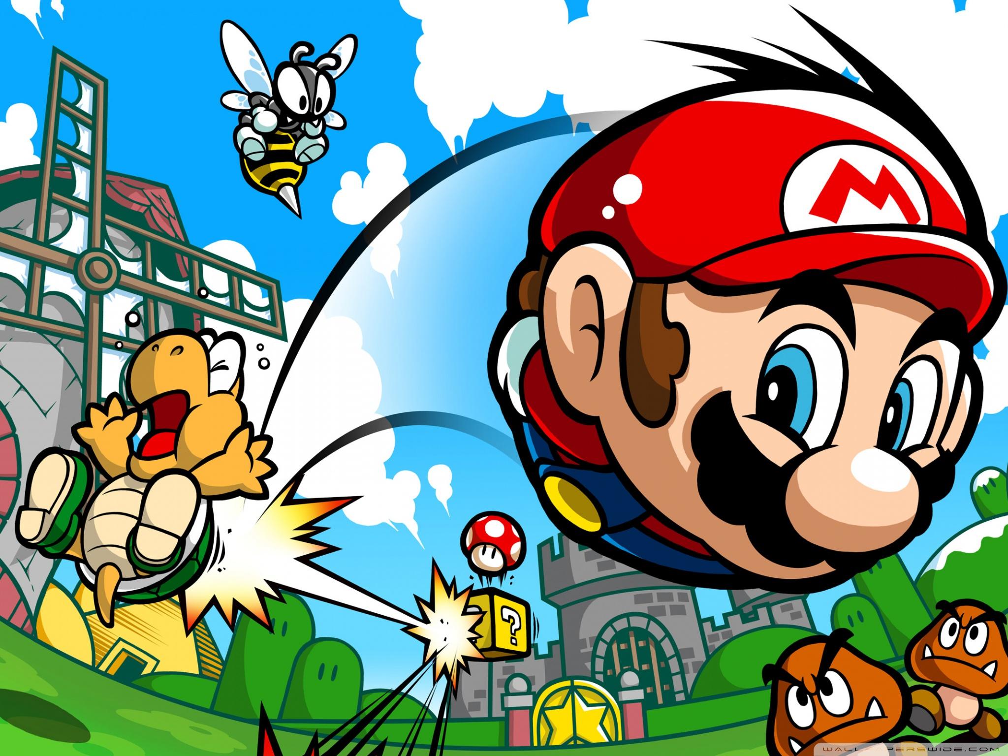 2048x1536 Super Mario Ultra HD Desktop Background Wallpaper for 4K UHD TV : Tablet