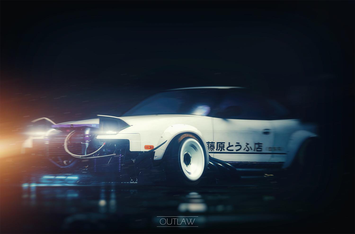 1500x990 Asian, Japanese, White cars, Car, Tofu 180sx Wallpaper HD / Desktop and Mobile Background