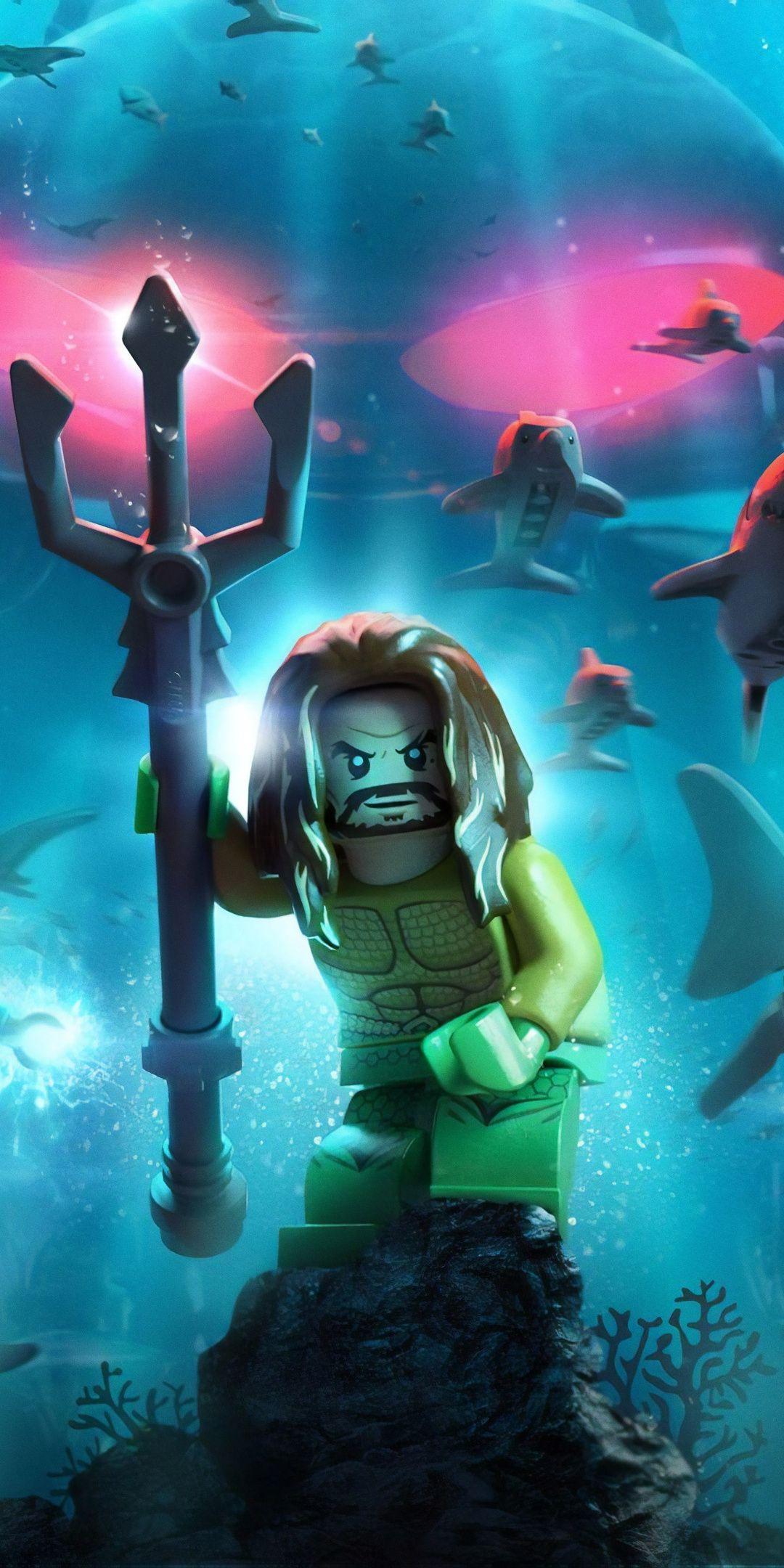 1080x2160 Lego, Aquaman, poster, movie, 1080x2160 wallpaper. Lego batman wallpaper, Lego wallpaper, Aquaman