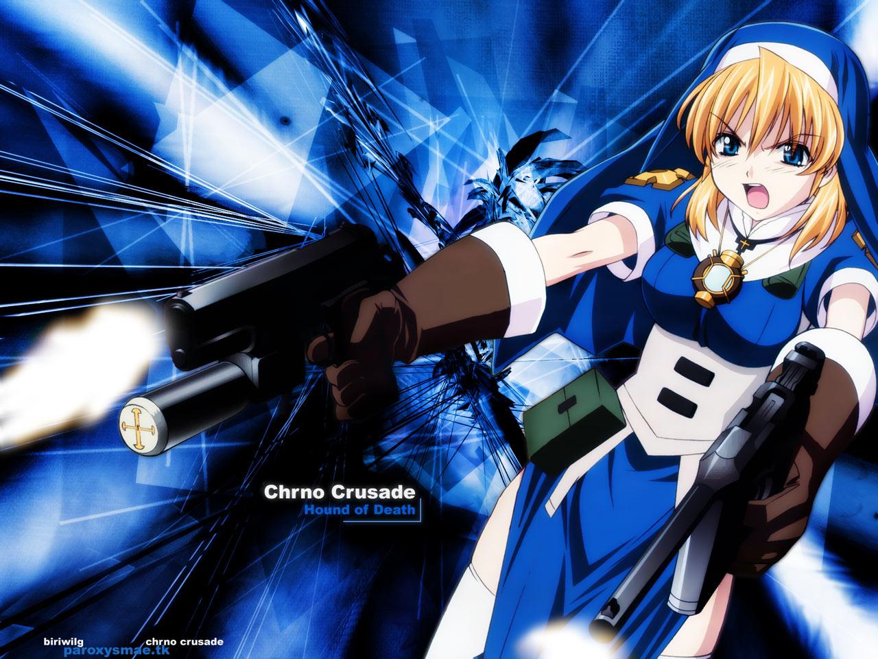 1280x960 chrono crusade gun nun rosette christopher weapon. konachan.com.com Anime Wallpaper